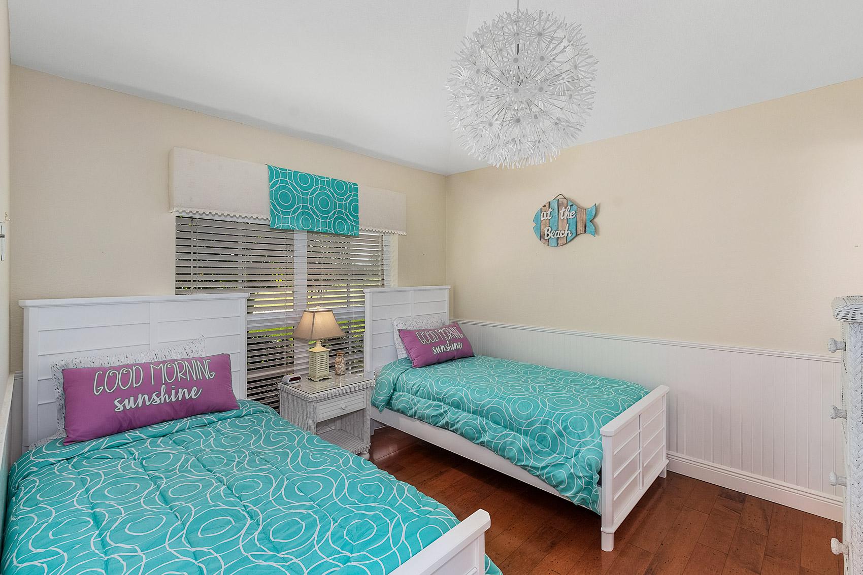 Bedroom 3 with two single beds