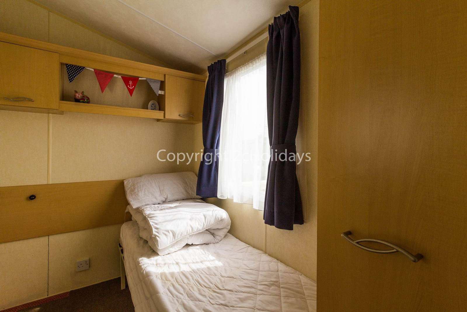 Static home for hire at the Heacham Out and about at the Heacham Beach Holiday Park.
