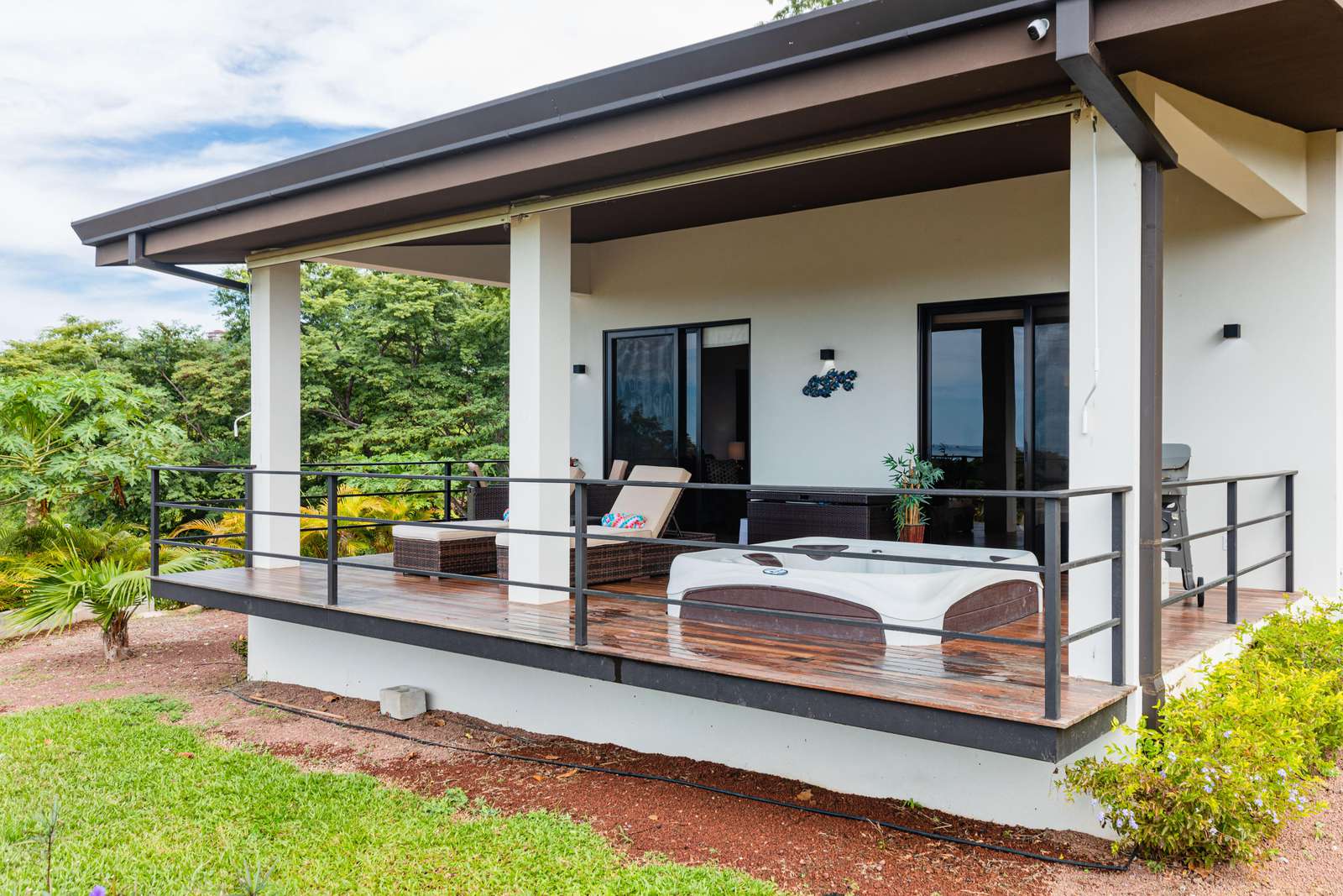 Rear view of Casa Tranquila