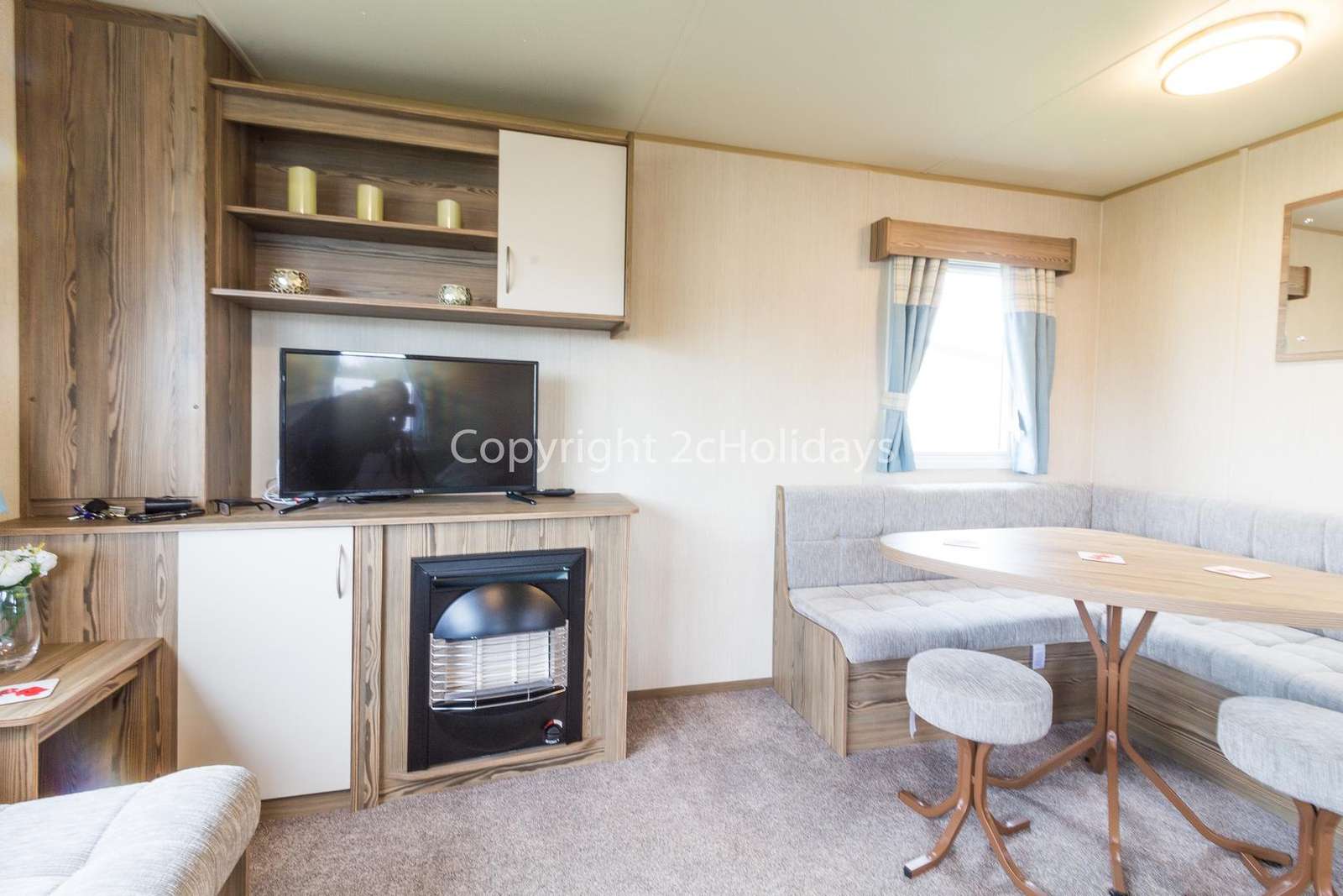Caravan for hire at The Orchards