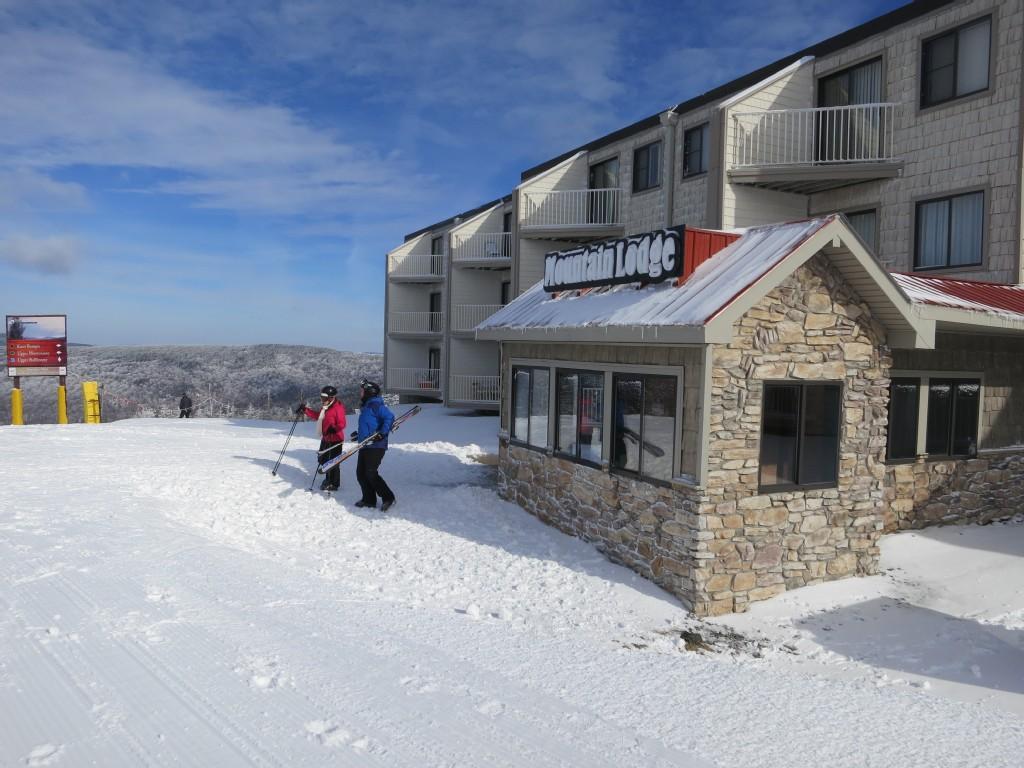 Our back door leads to the Basin slopes!