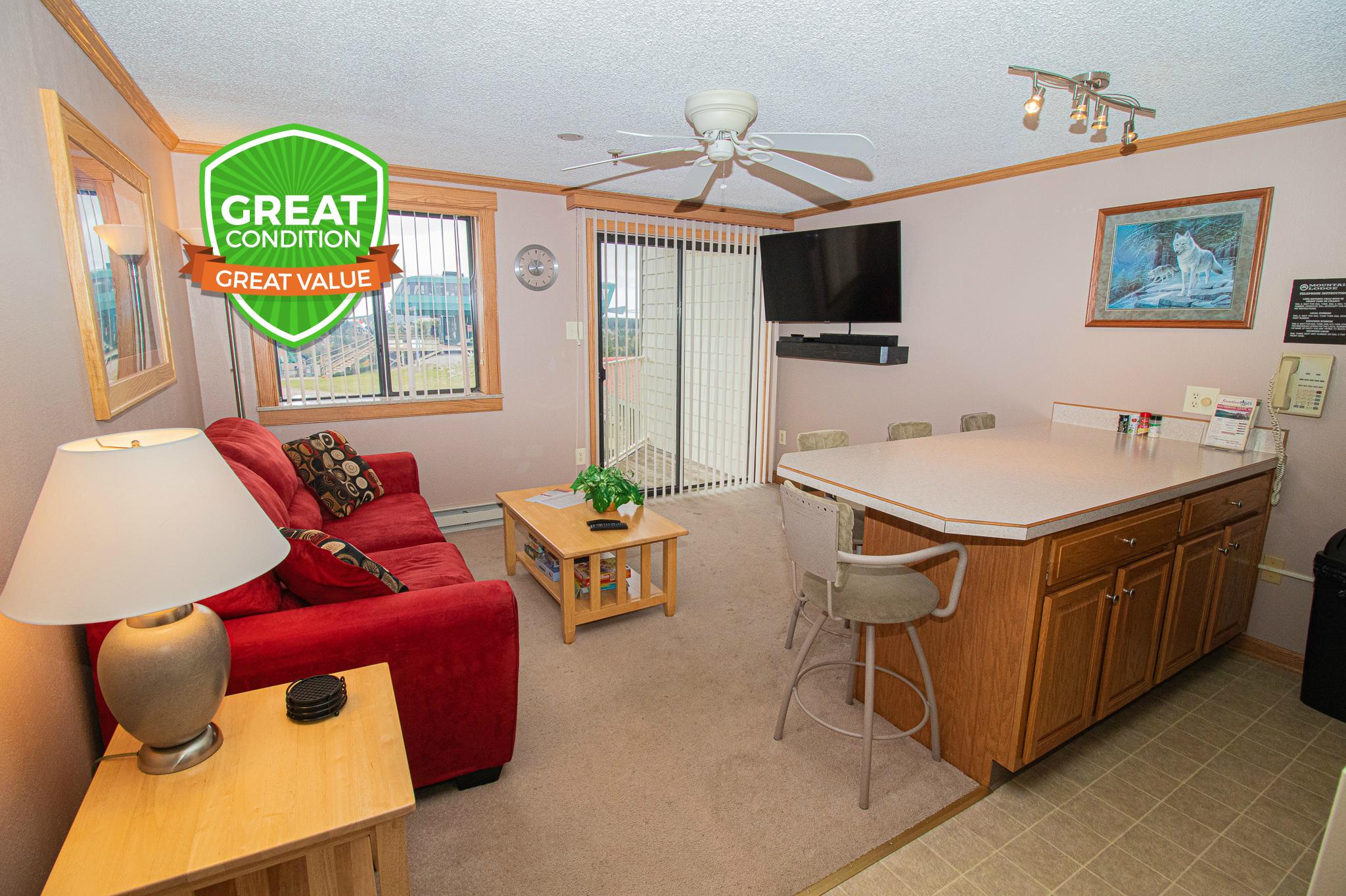 Mountain Lodge 226 is your Snowshoe home away from home!