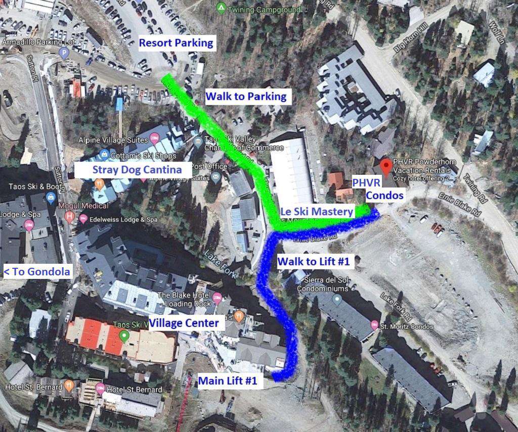 Our Location 5 Ernie Blake Road, Taos Ski Valley, NM 87525