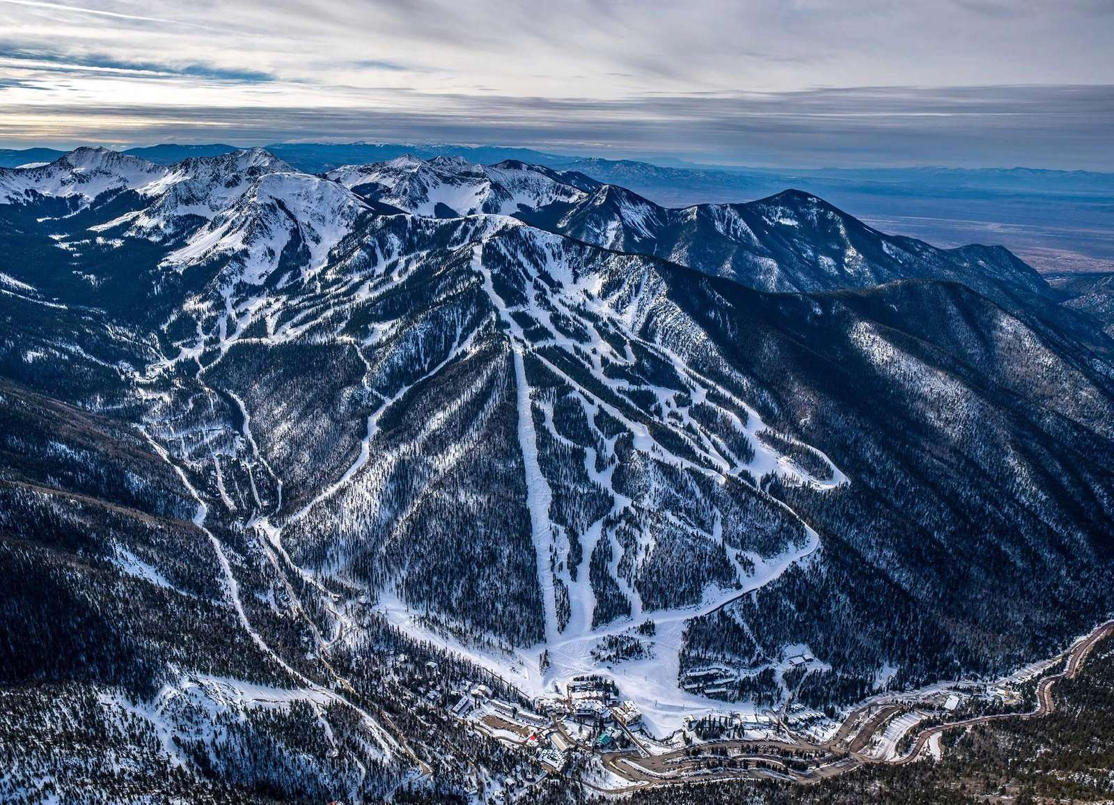 Taos Ski Valley Areal View