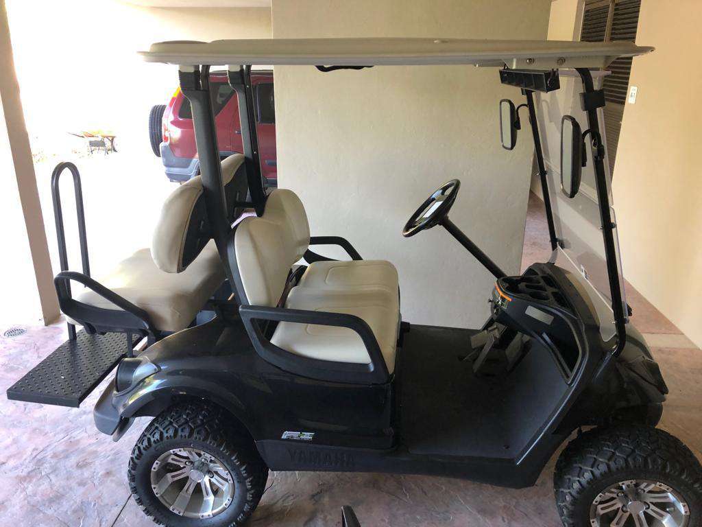 Golf carts for guests to use