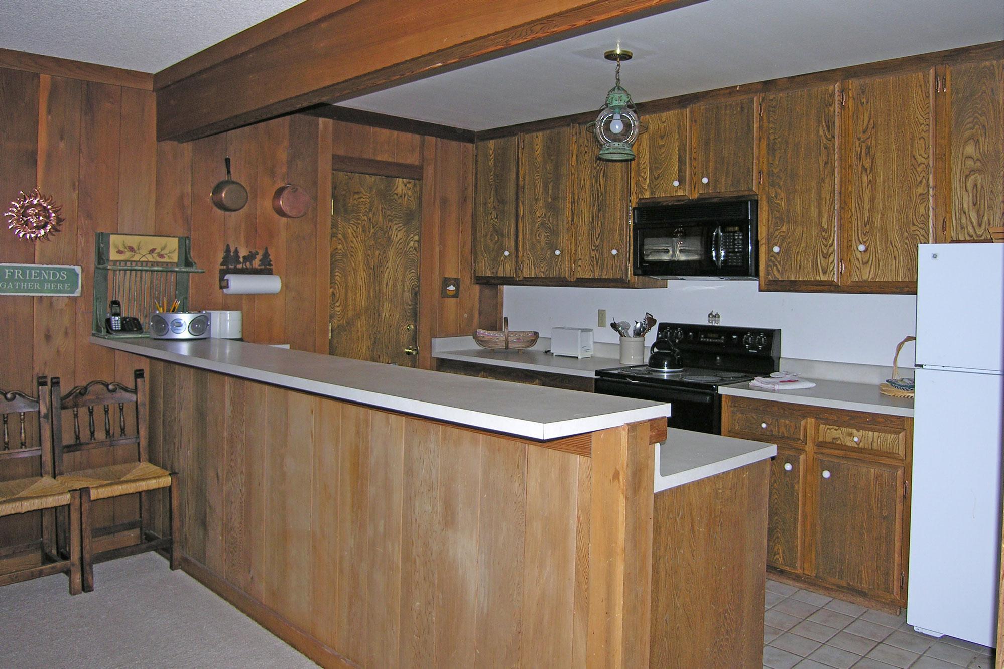 Kitchen off of Great Room