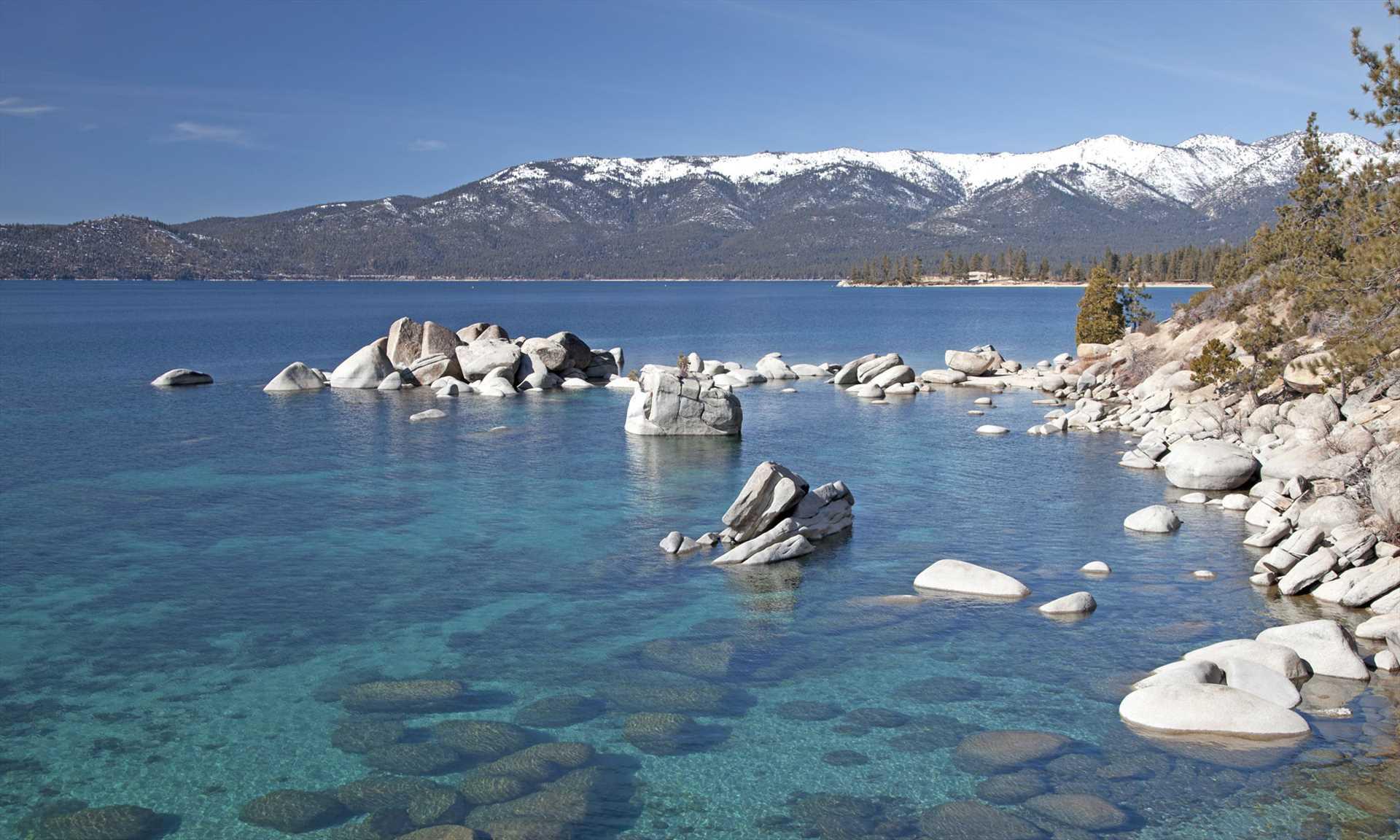 Playing on Lake Tahoe