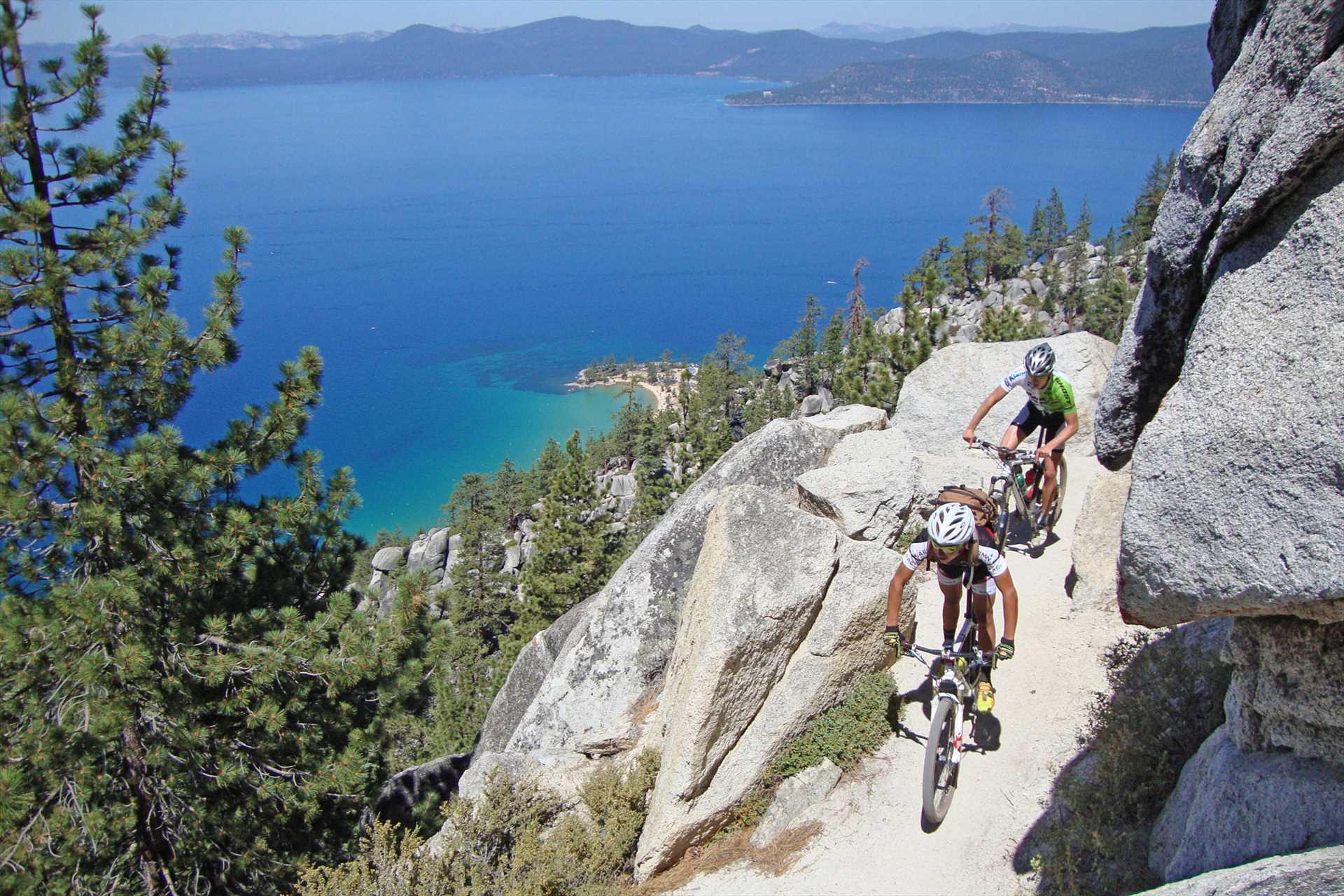 Tahoe Flume Trail on East Shore