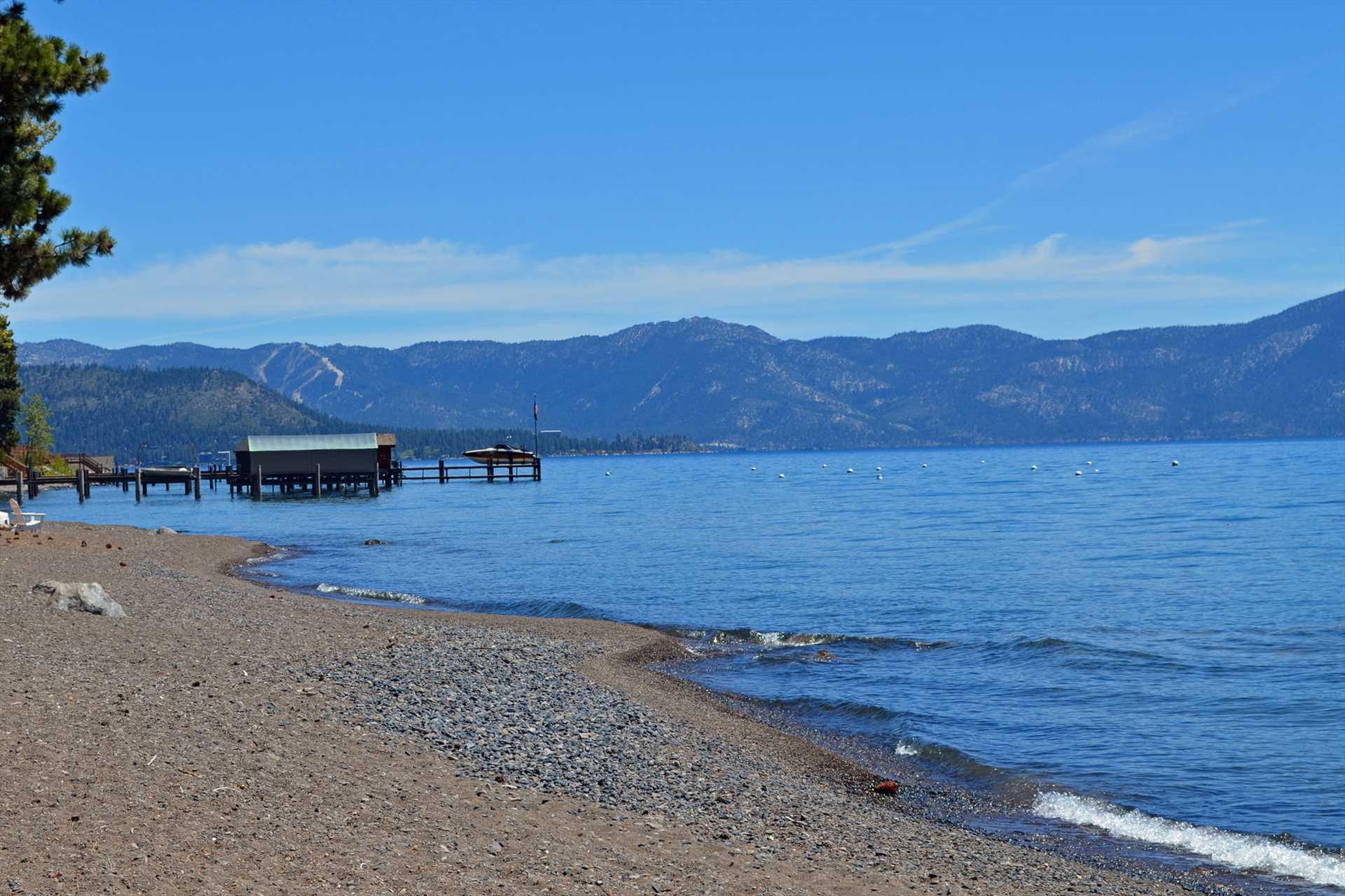 Walk to beach - great for swimming