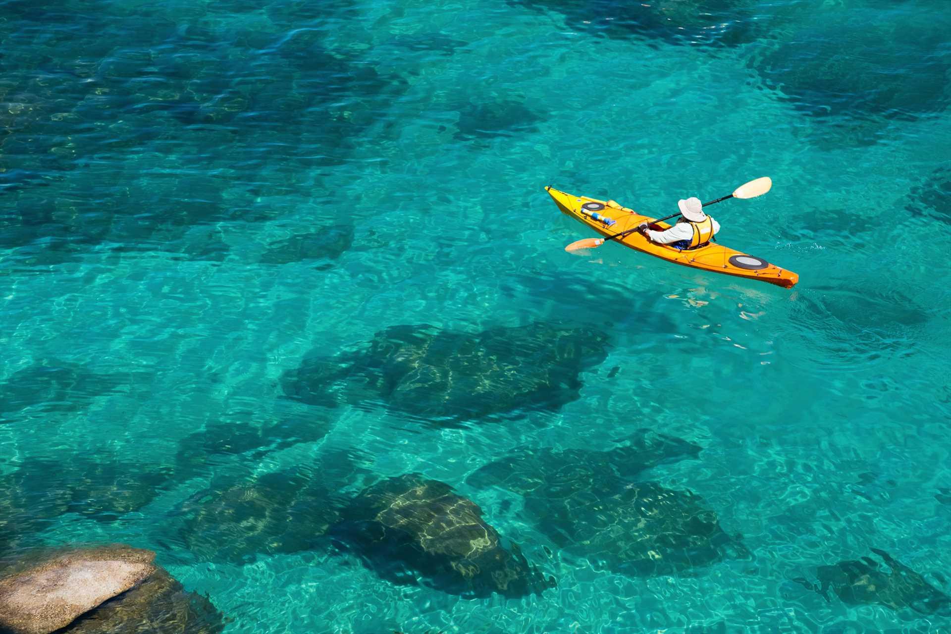 Kayaking Lake Tahoe