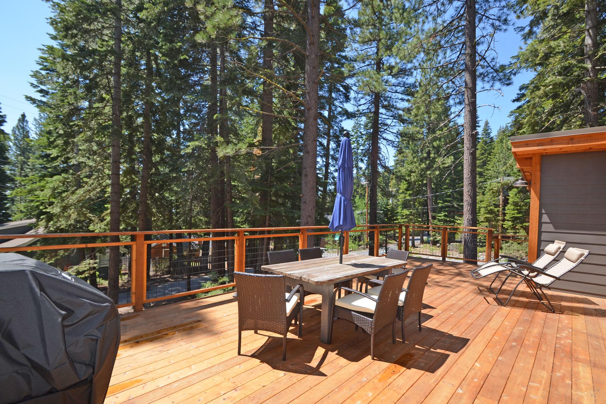 Large Sunny Deck for Lounging
