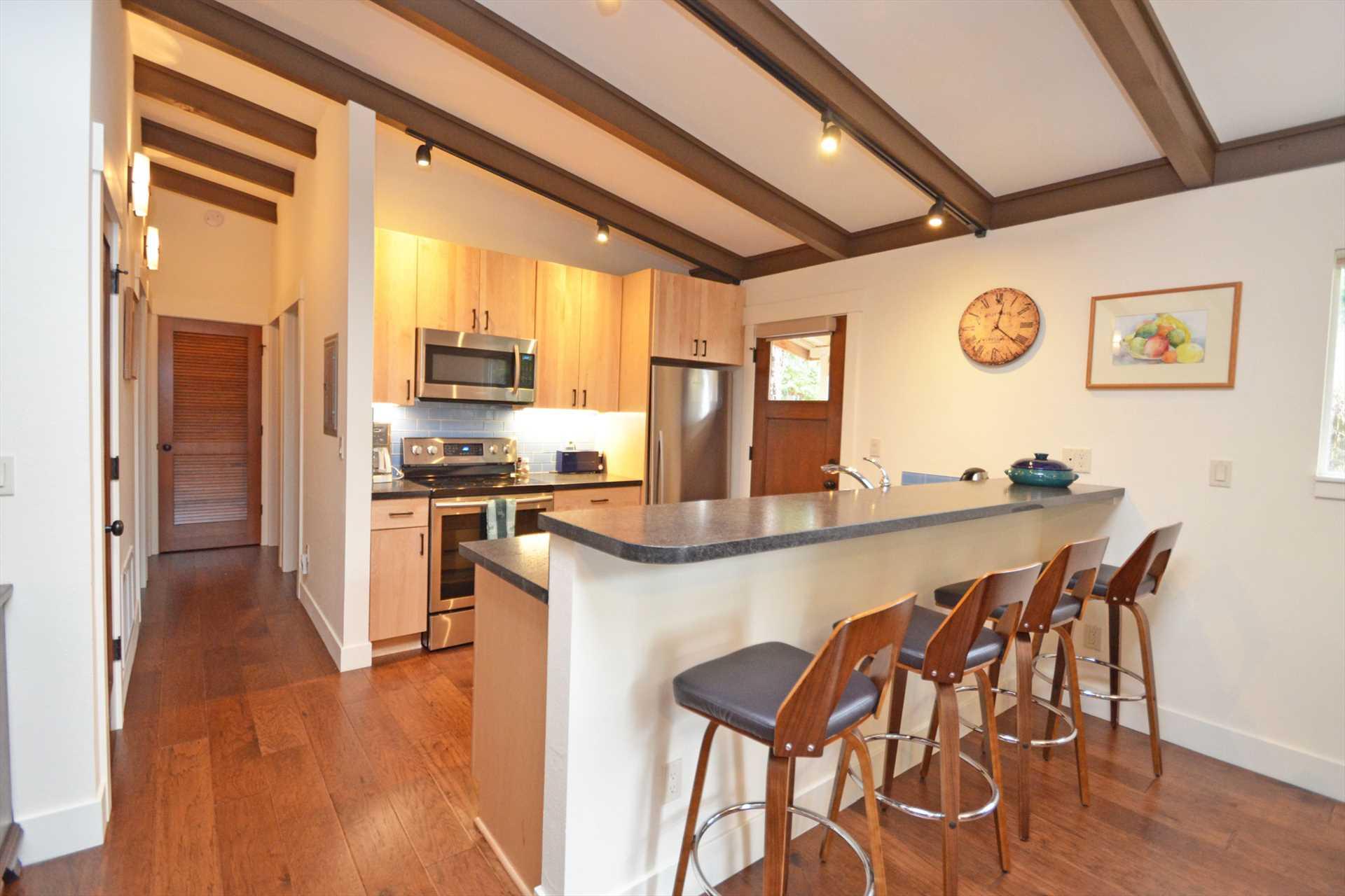 Kitchen open to the Dining area