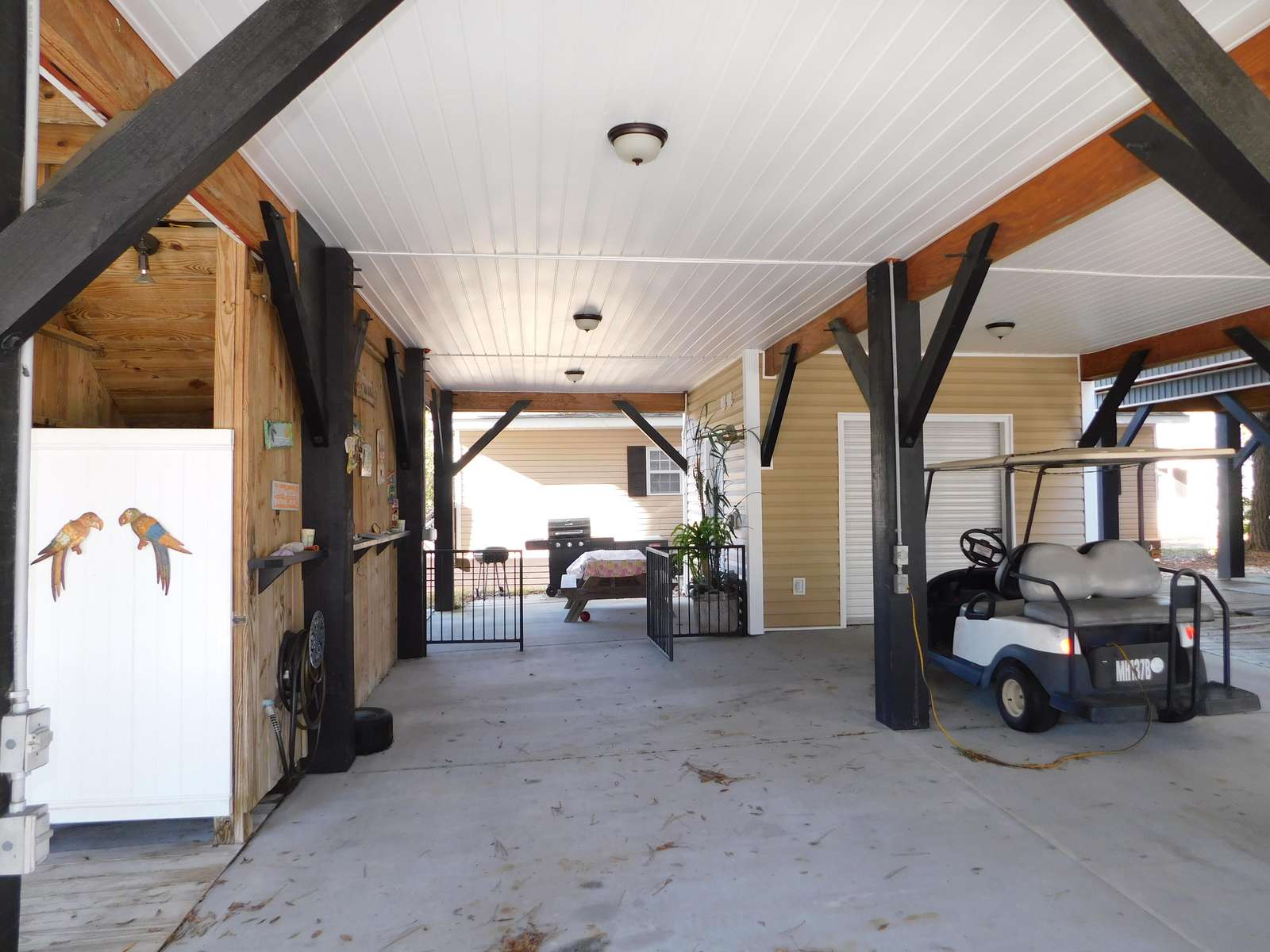 Golf cart included in the rental
