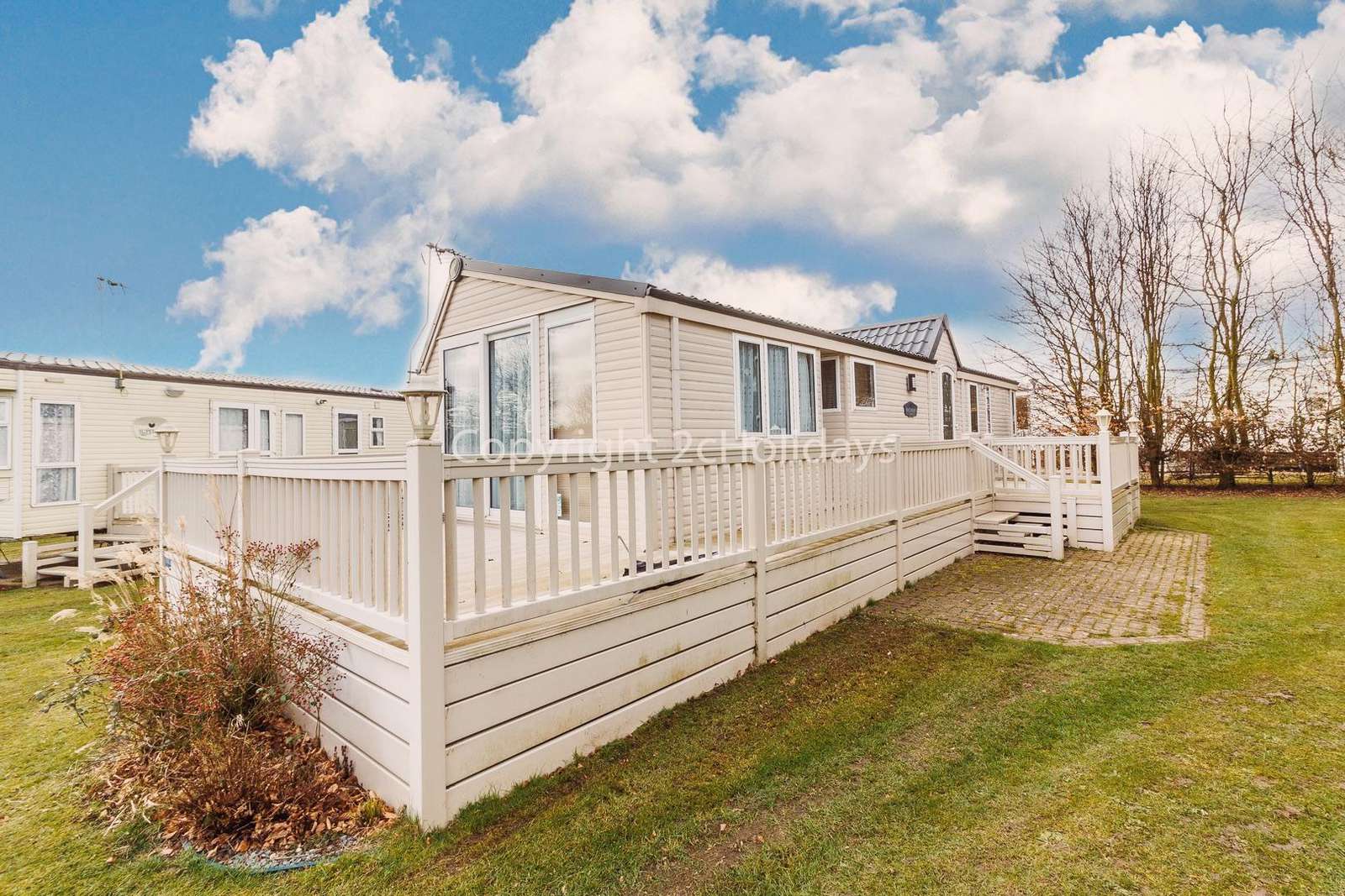 Amazing mobile home with a beautiful interior