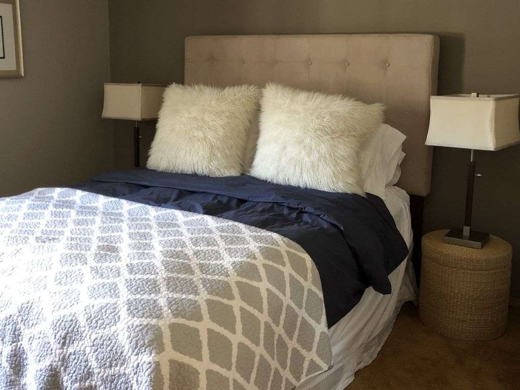 bedroom 1, with queen bed