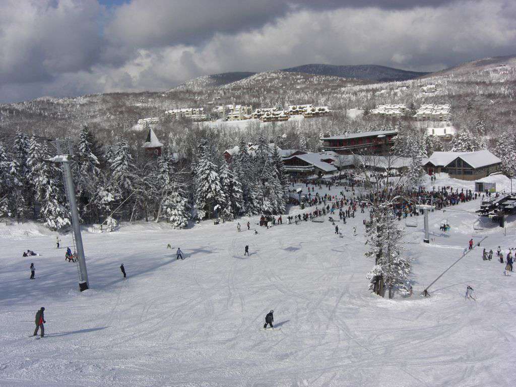 Snow Mountain Village seen from Mount Snow