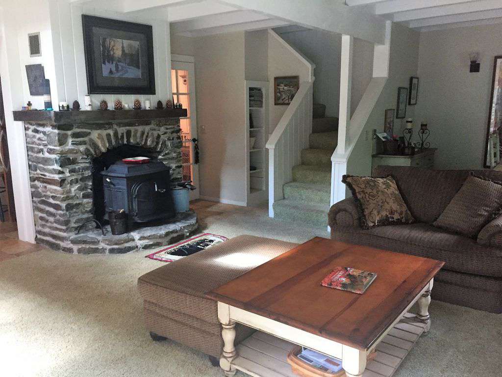 wood burning stove