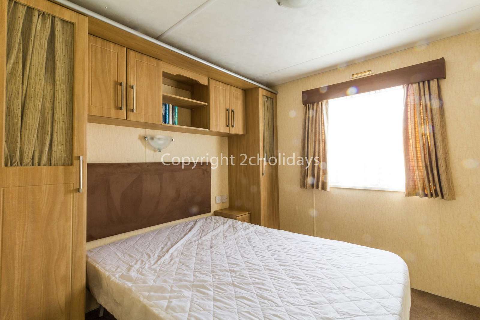 You can find plenty of storage in this master bedroom!