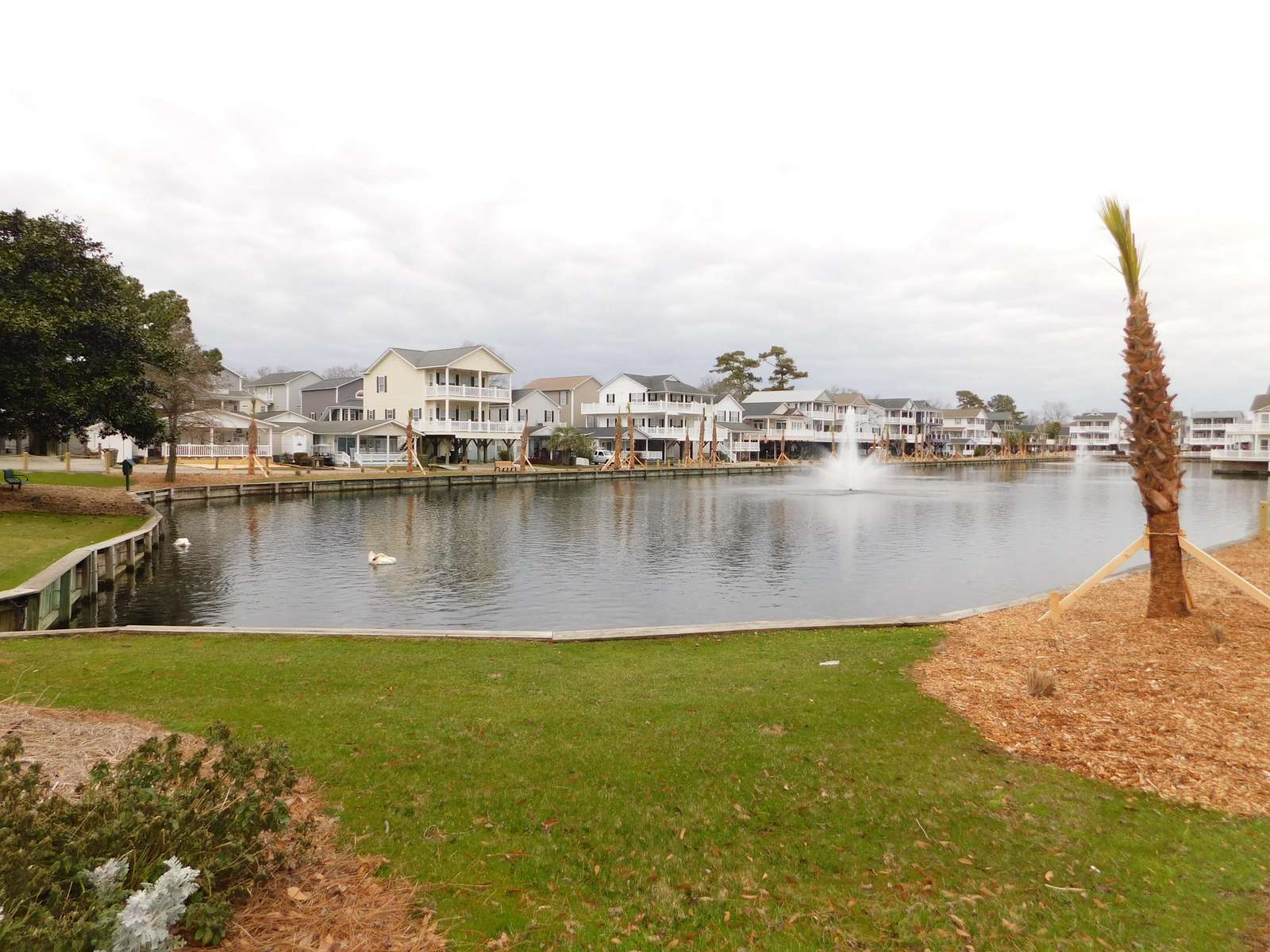One of the many fishing lakes