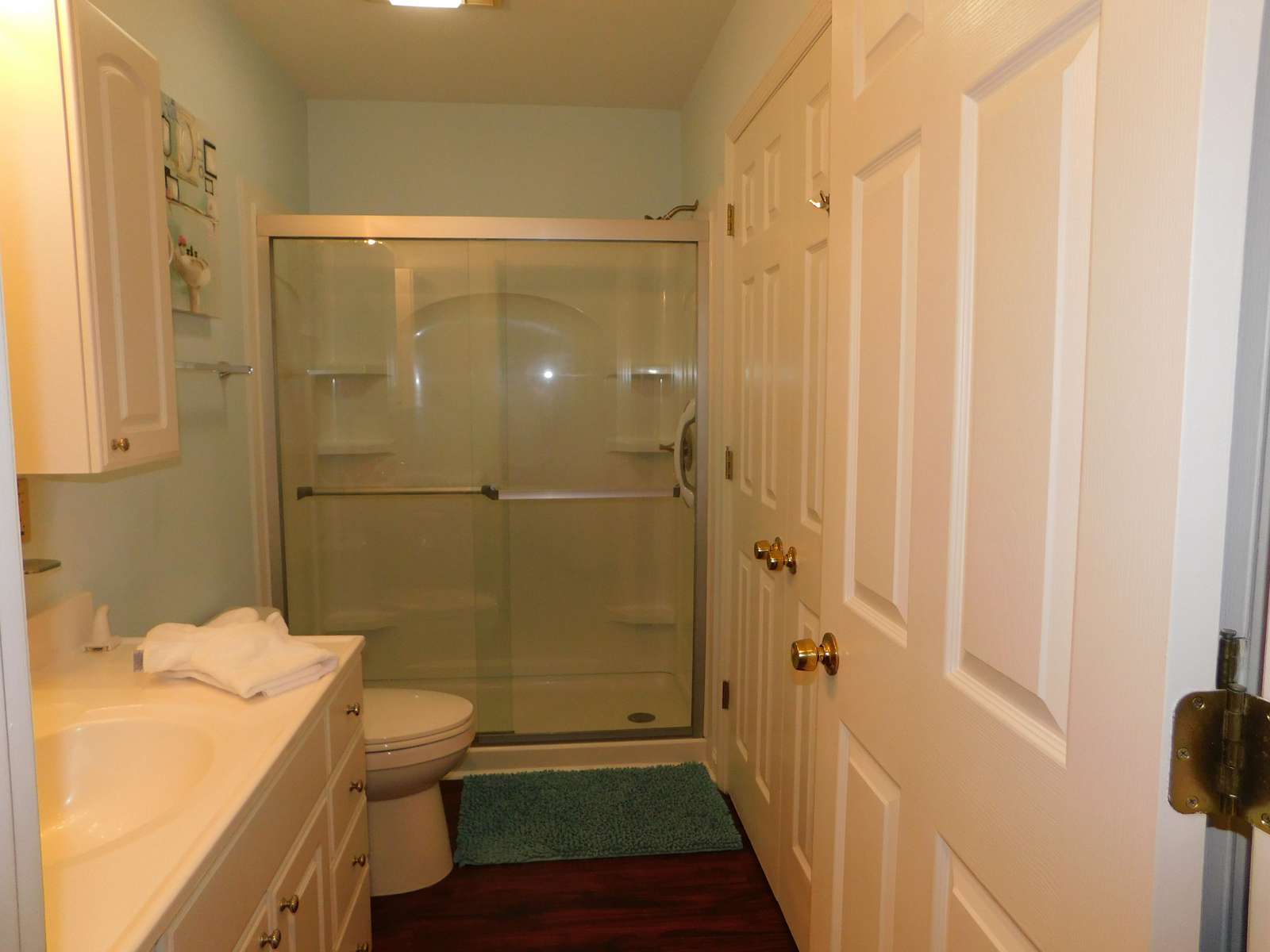New walk in shower