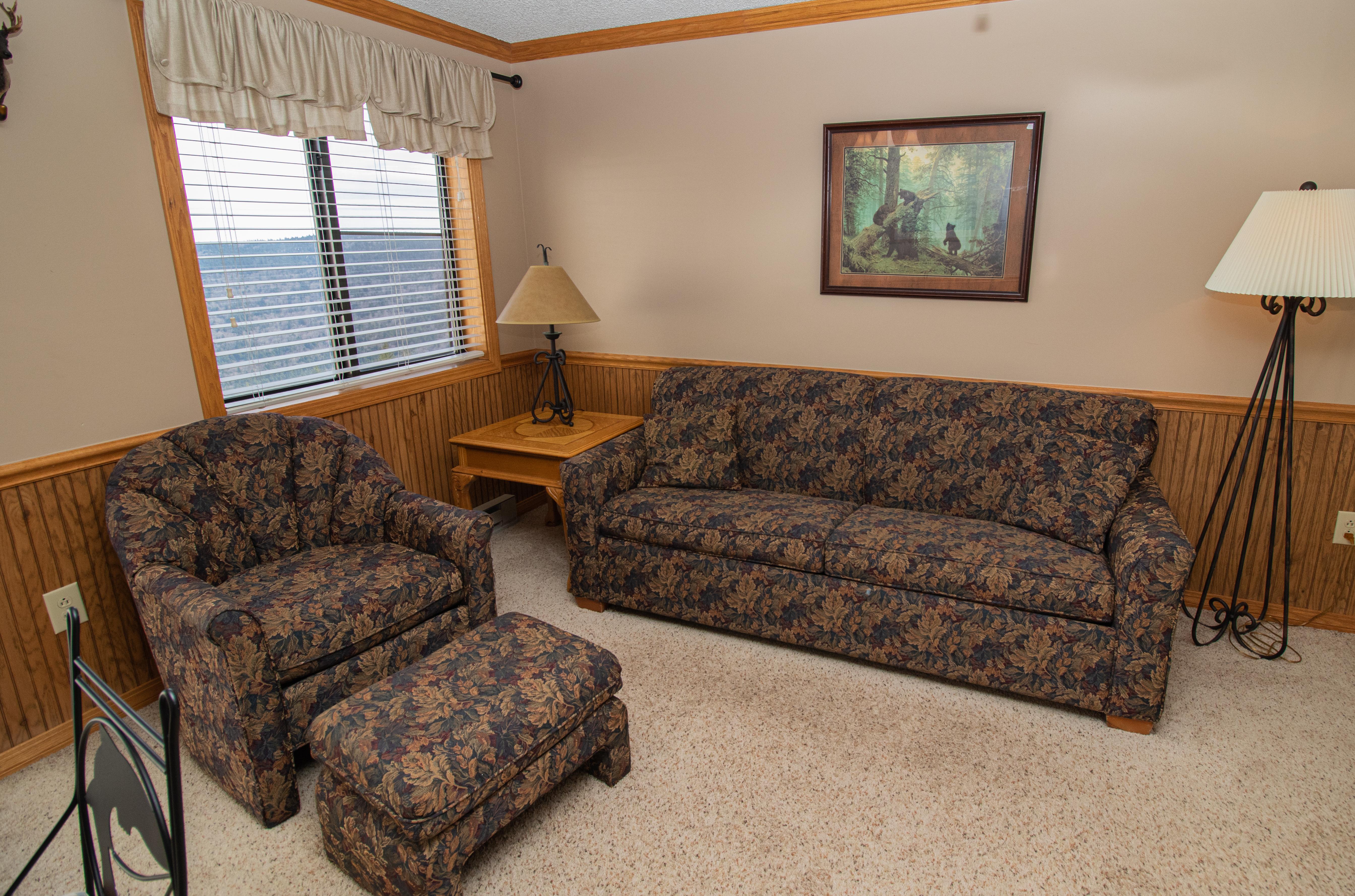 Mountain Lodge 356 Foldout couch sleeps two (2)