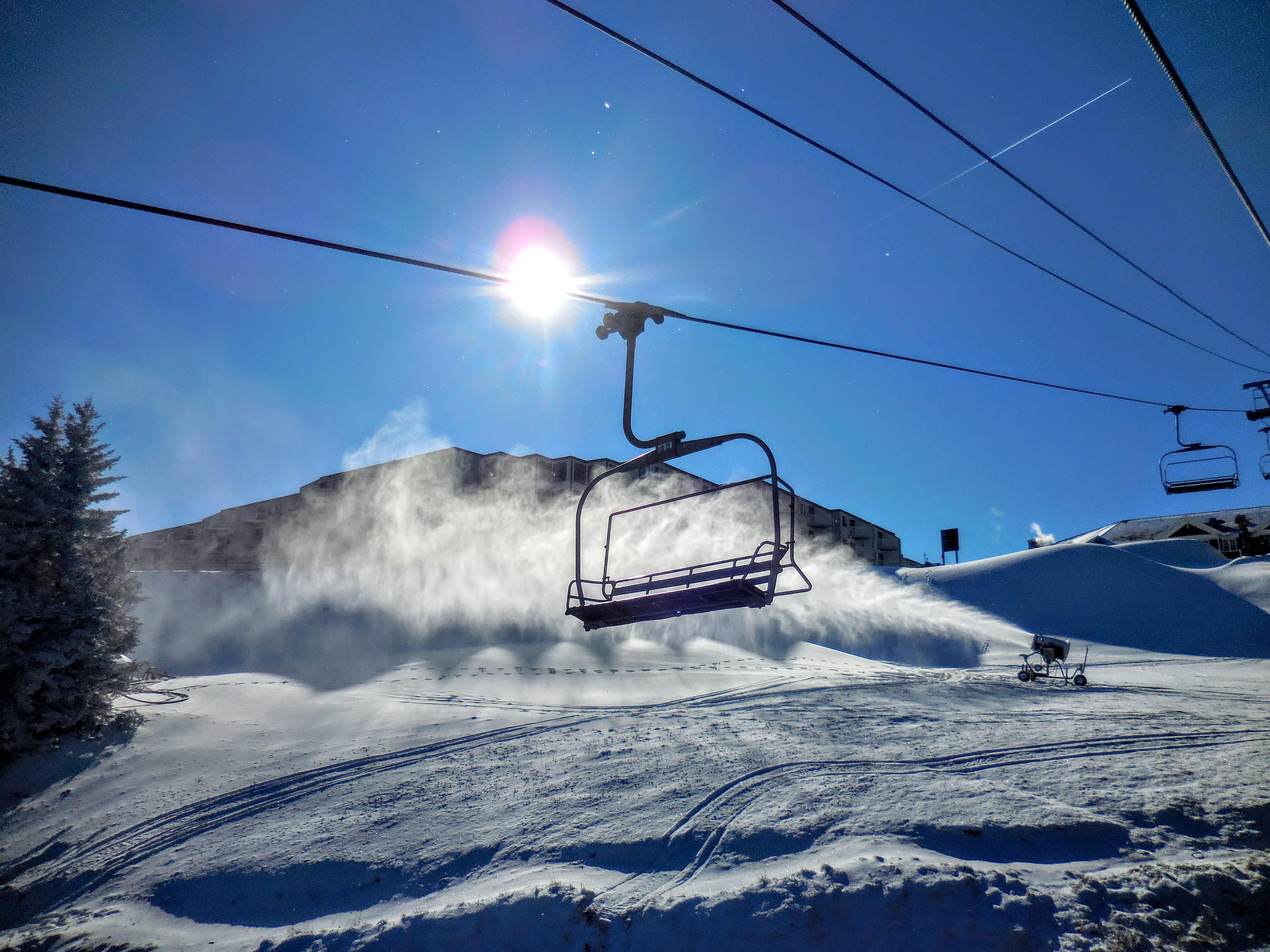 The Ballhooter high-speed chairlift is only steps away from ML356!