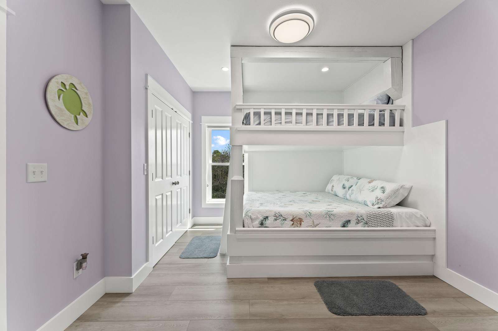 Queen over King Bunk Room