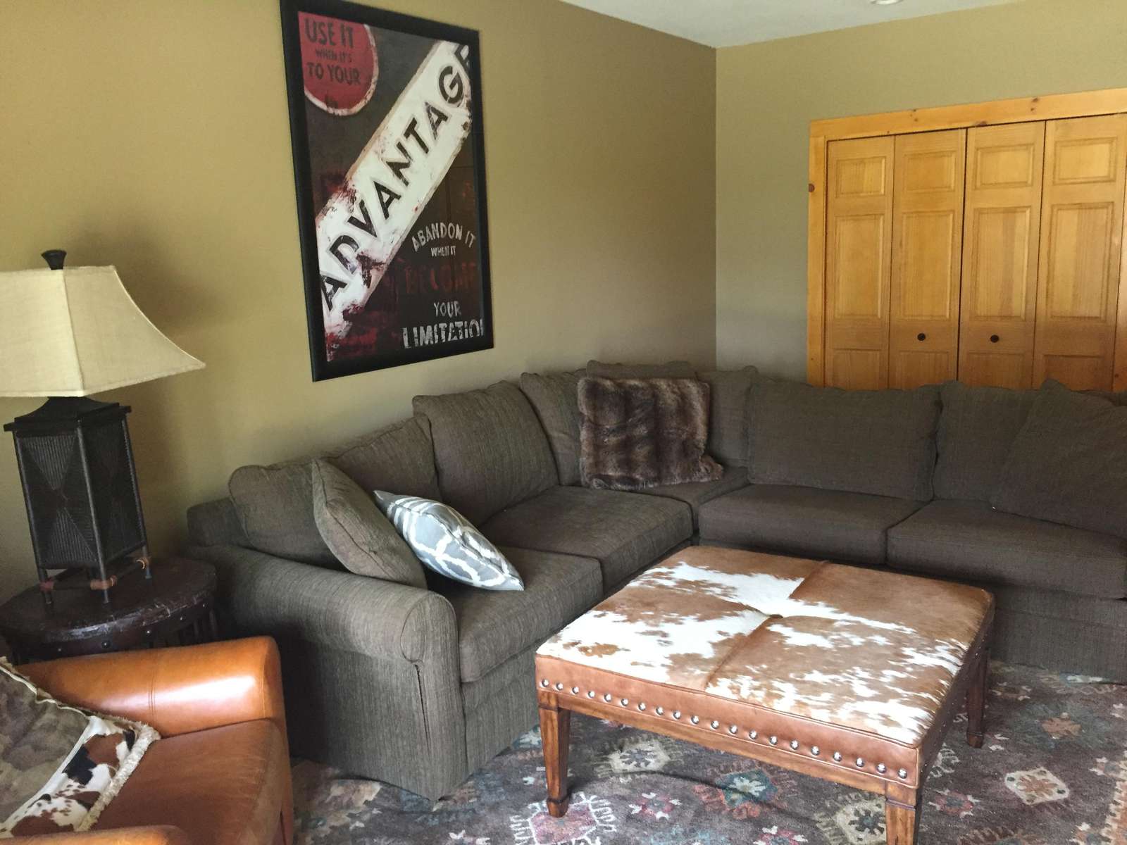 Lower level den