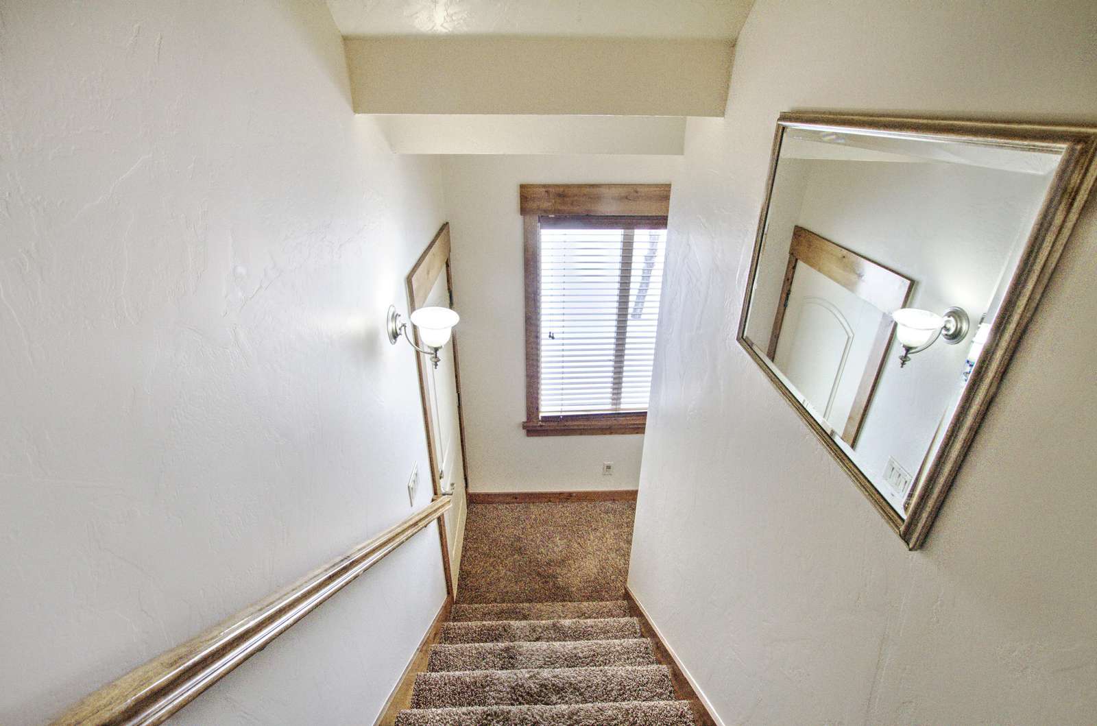Stairs to basement floor