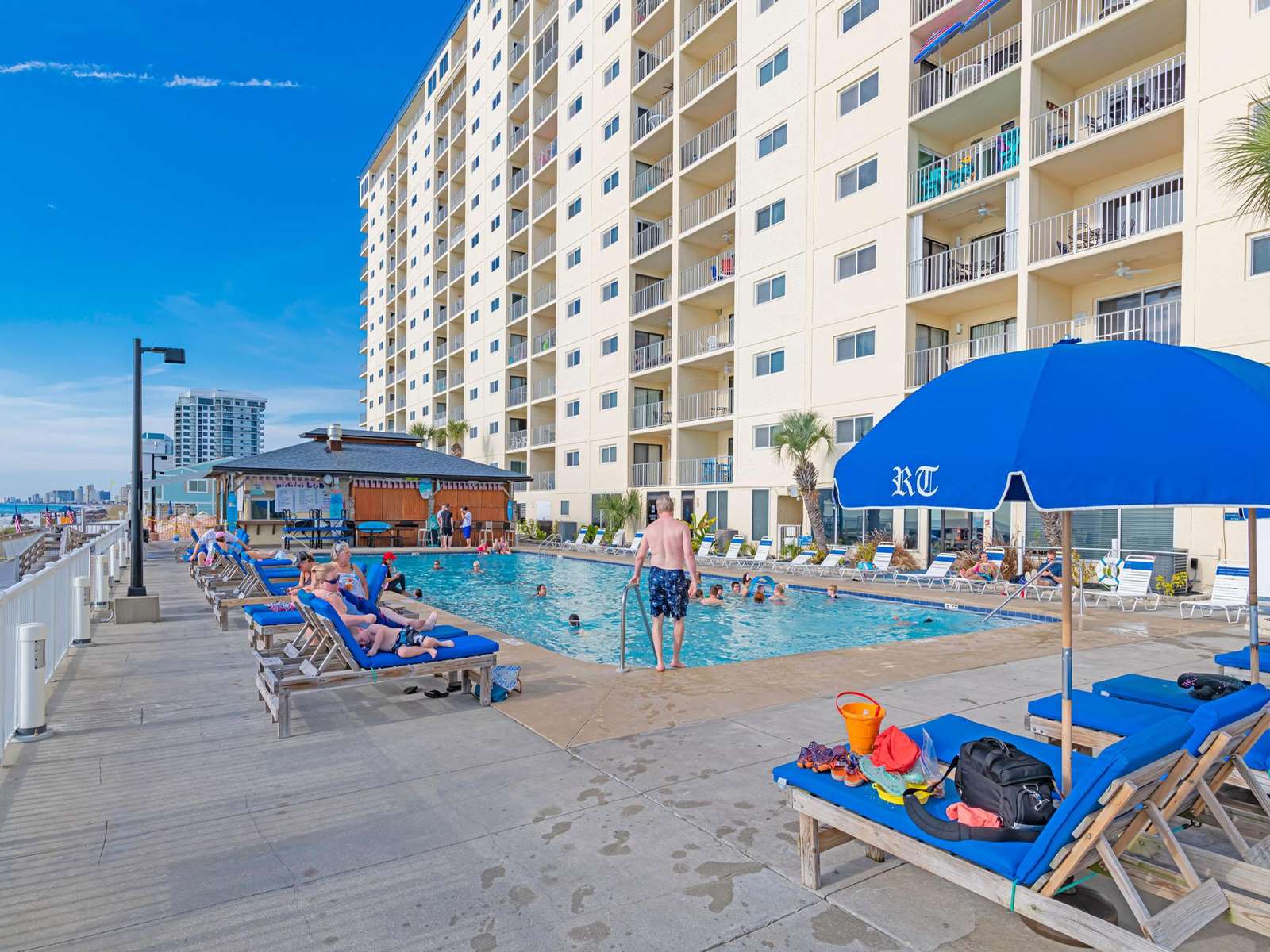 2 oversize heated pools!
