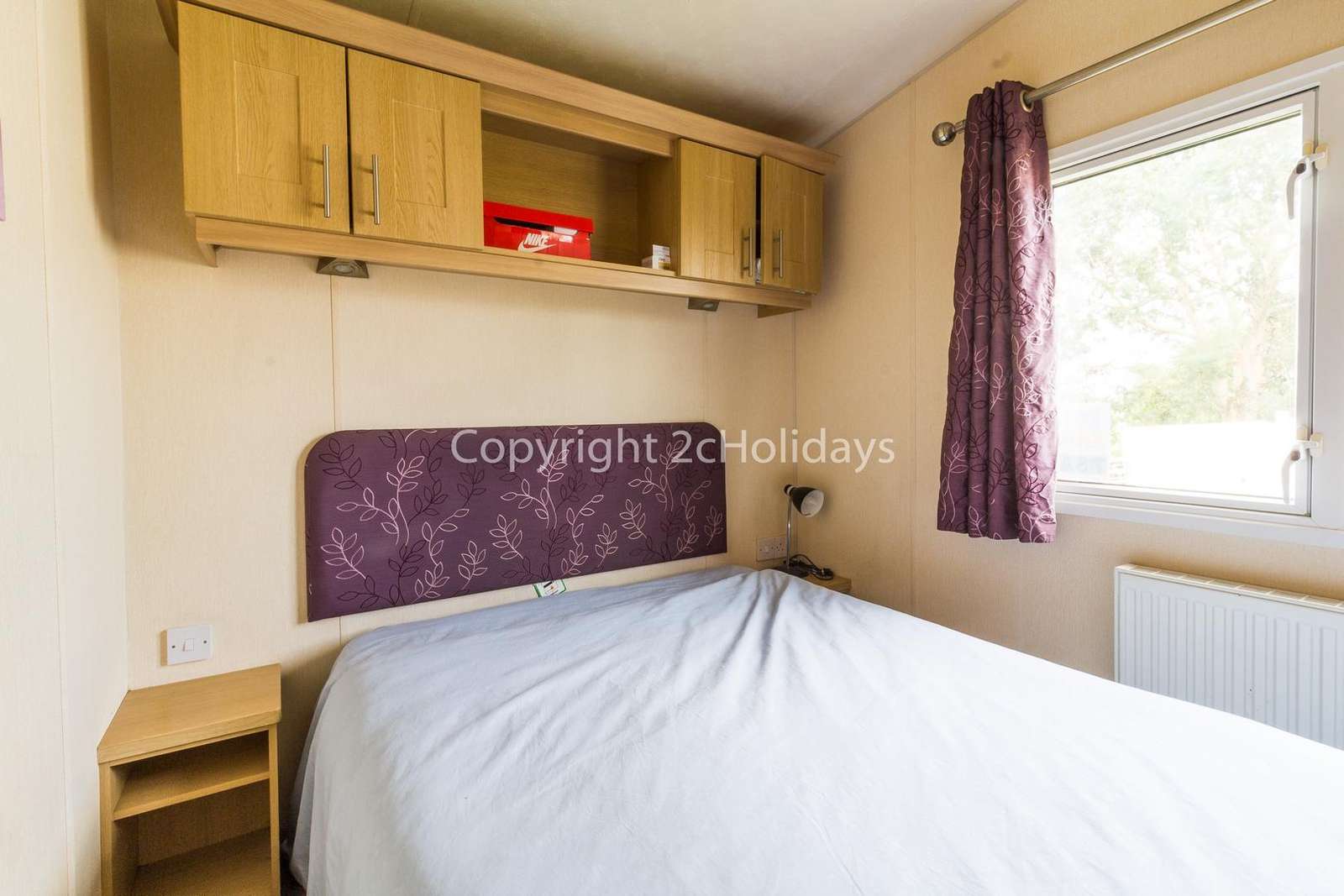 Spacious master bedroom with TV!