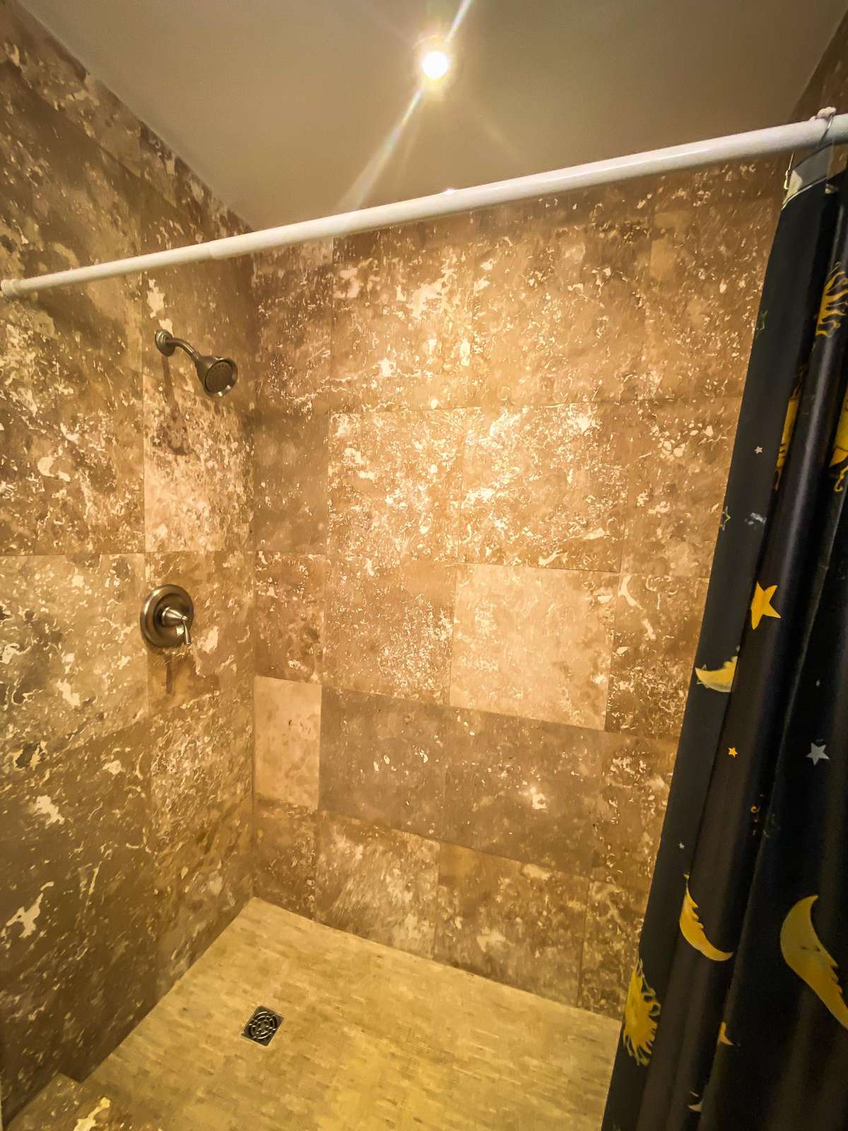 Large walk-in shower
