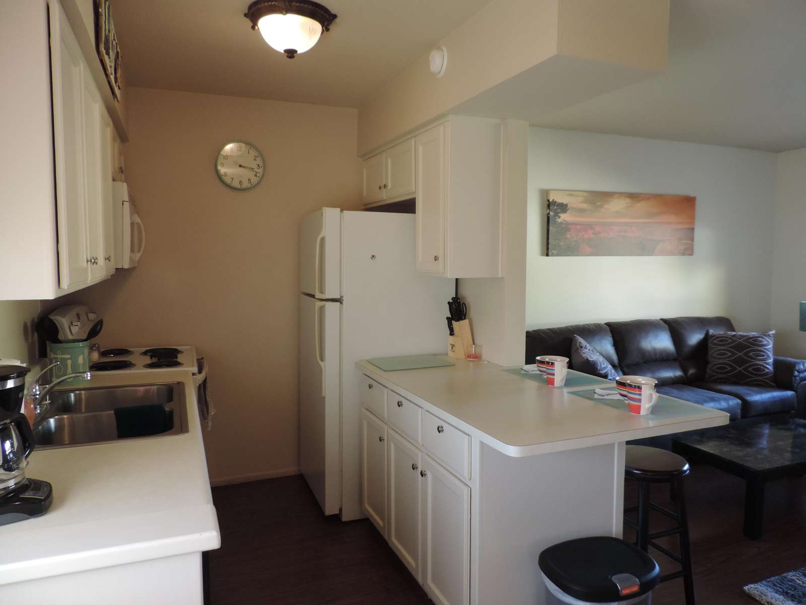 Galley Kitchen has all you will need for your stay