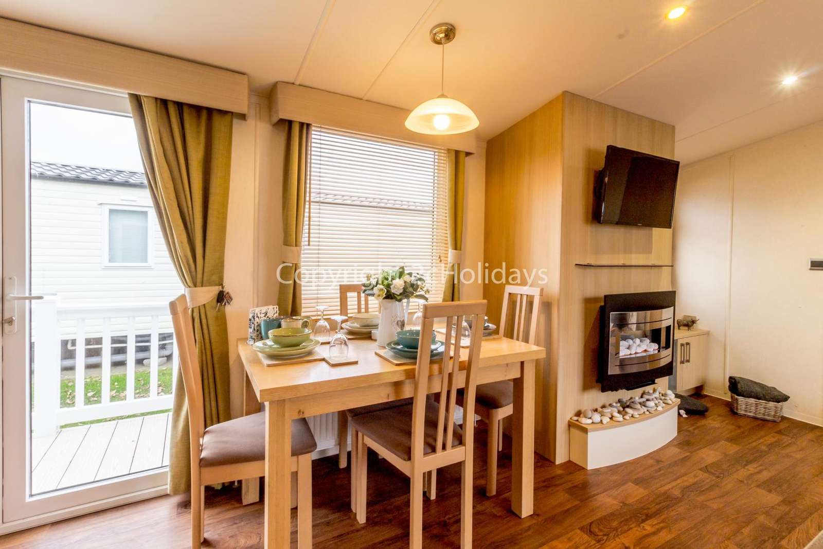 Spacious dining area ideal for family meals
