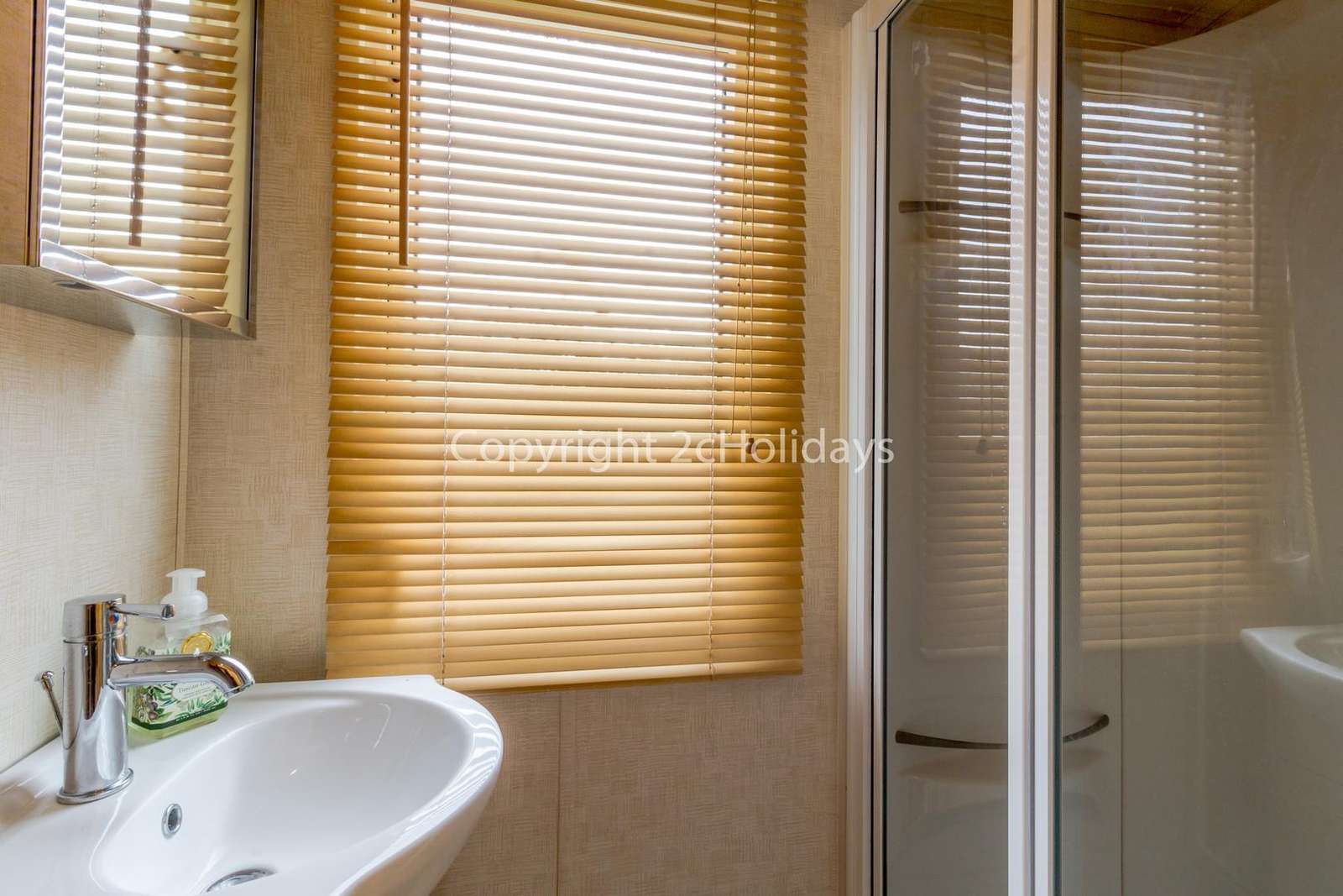 Great size family washroom