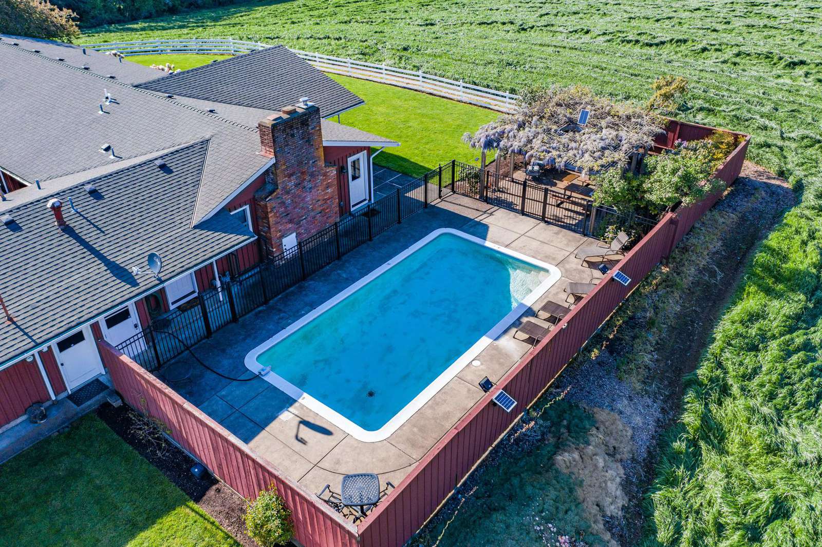Swiming pool that can be heated