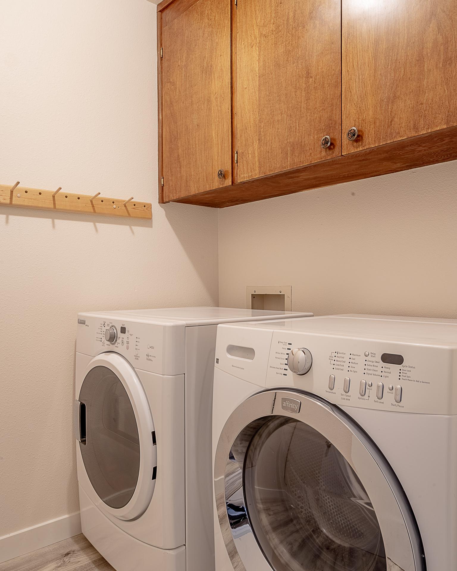 Utility Room with Front Loading Washer & Dryer