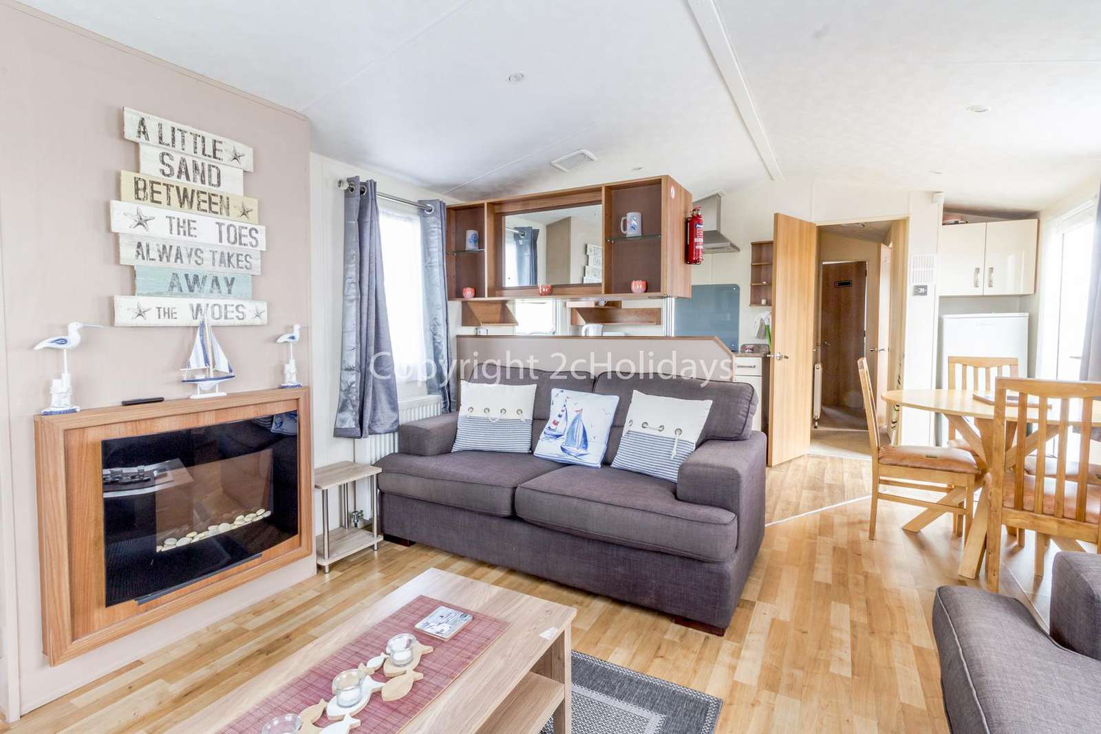 Spacious and open plan caravan!