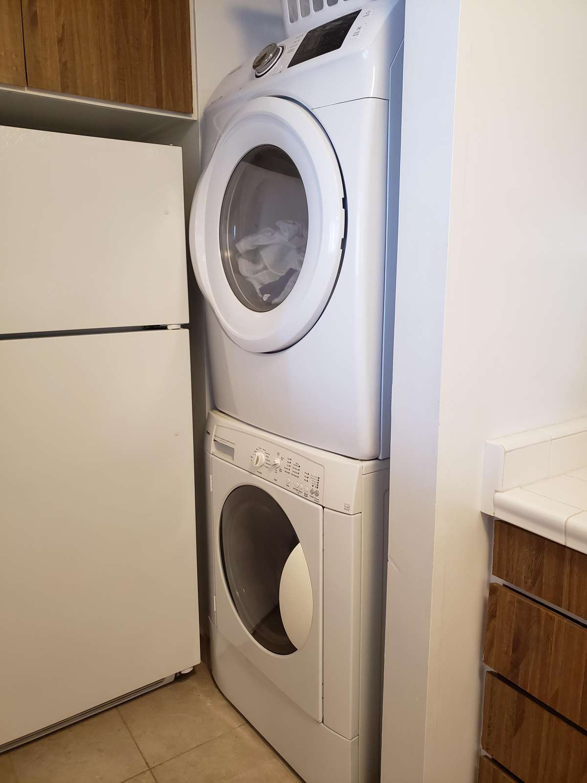 Full size washer and dryer