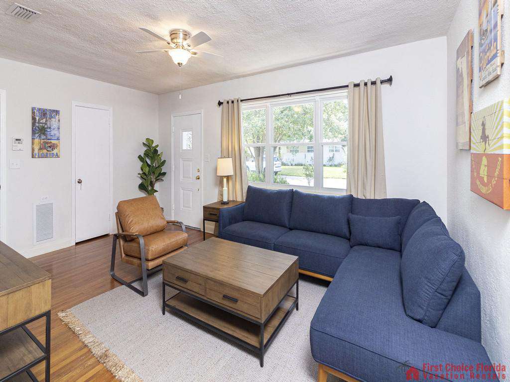 Deja Blue Living Room