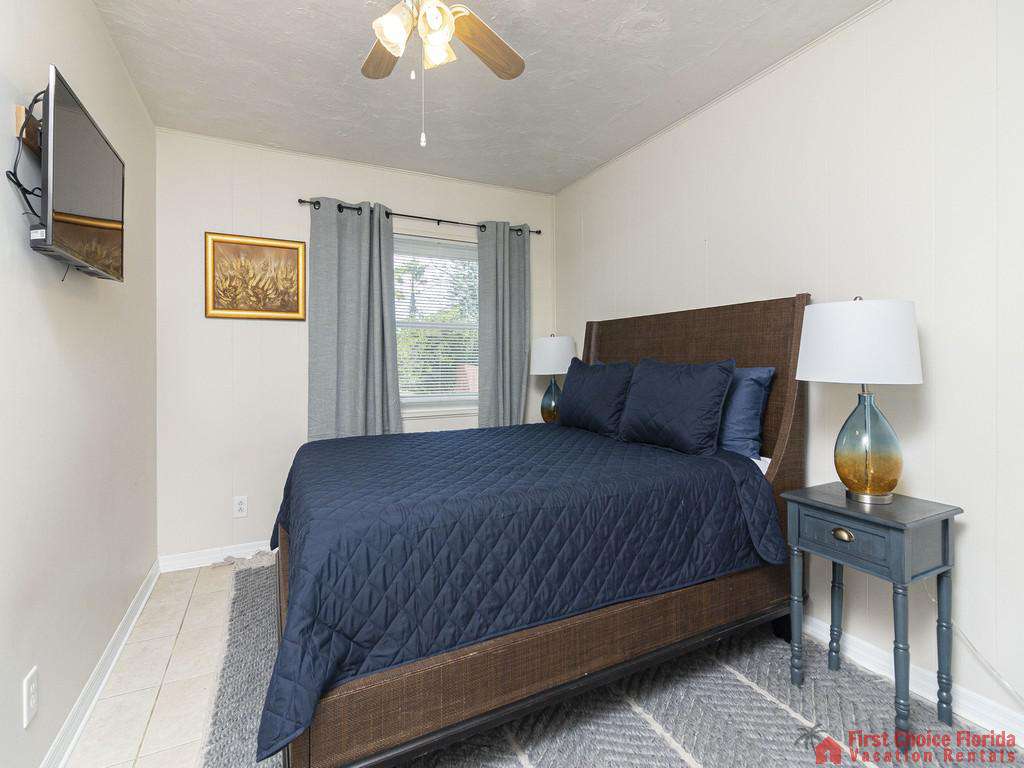 Deja Blue Bed at Window