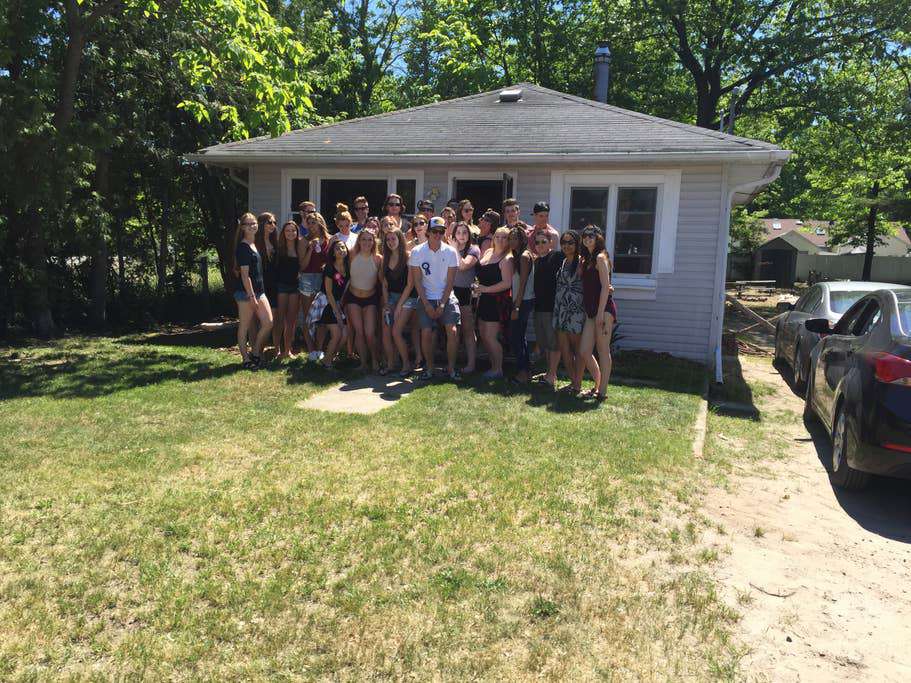 This crew rented all 3 cottages