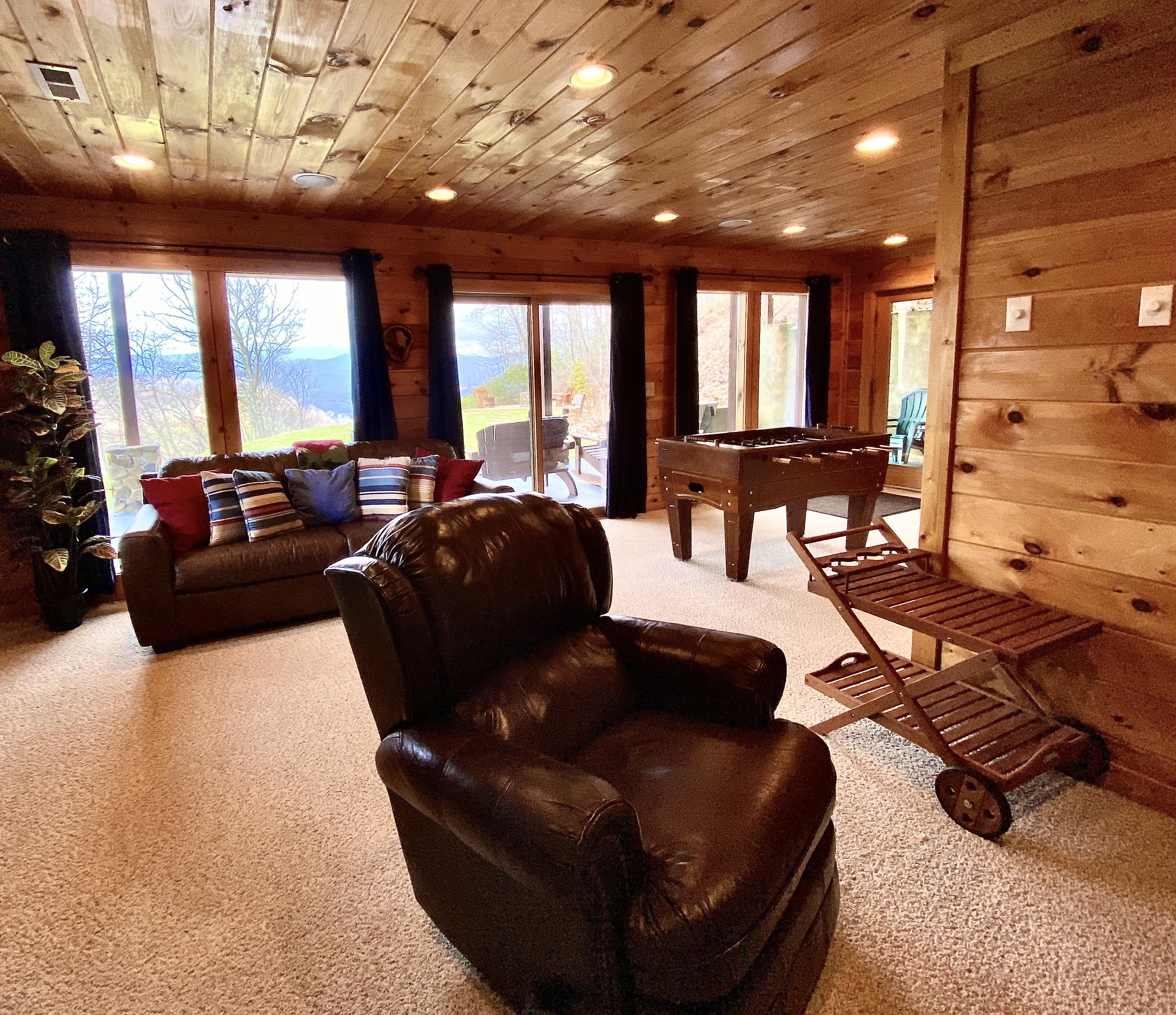 Looking back into the Living/Relaxation Area outside of the Master Bedroom