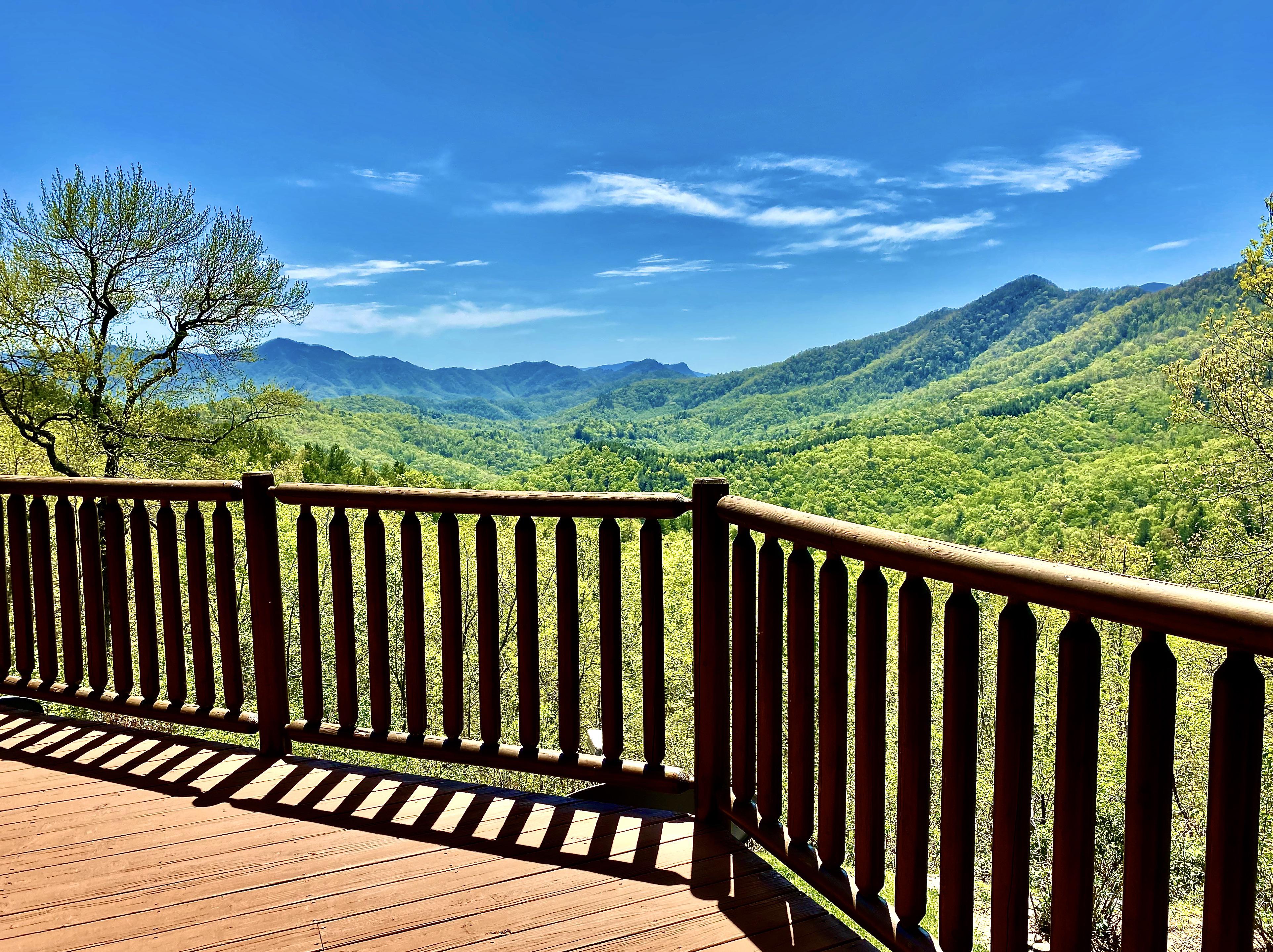 Gorgeous Long Range Views from the Back Deck
