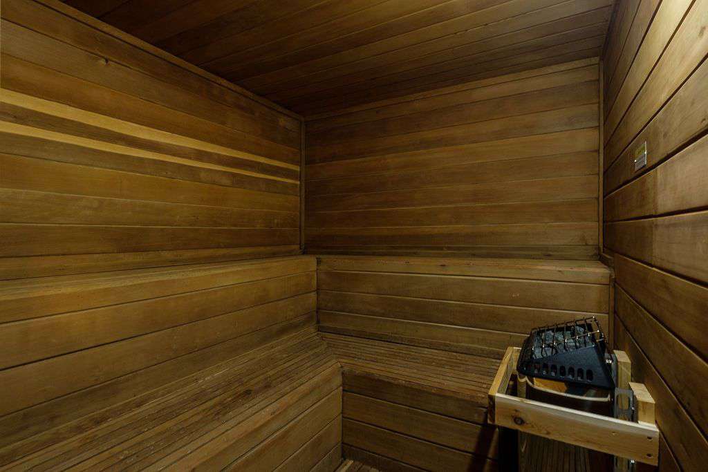 Condominium community sauna