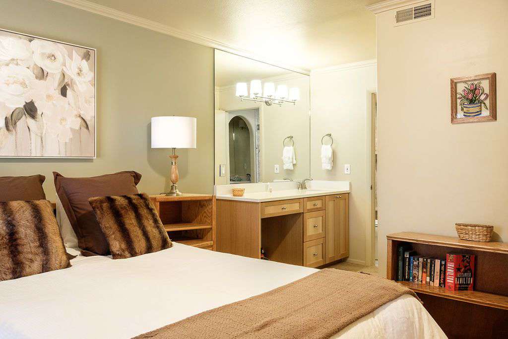 First floor Master Bedroom with in room vanity and ensuite bathroom