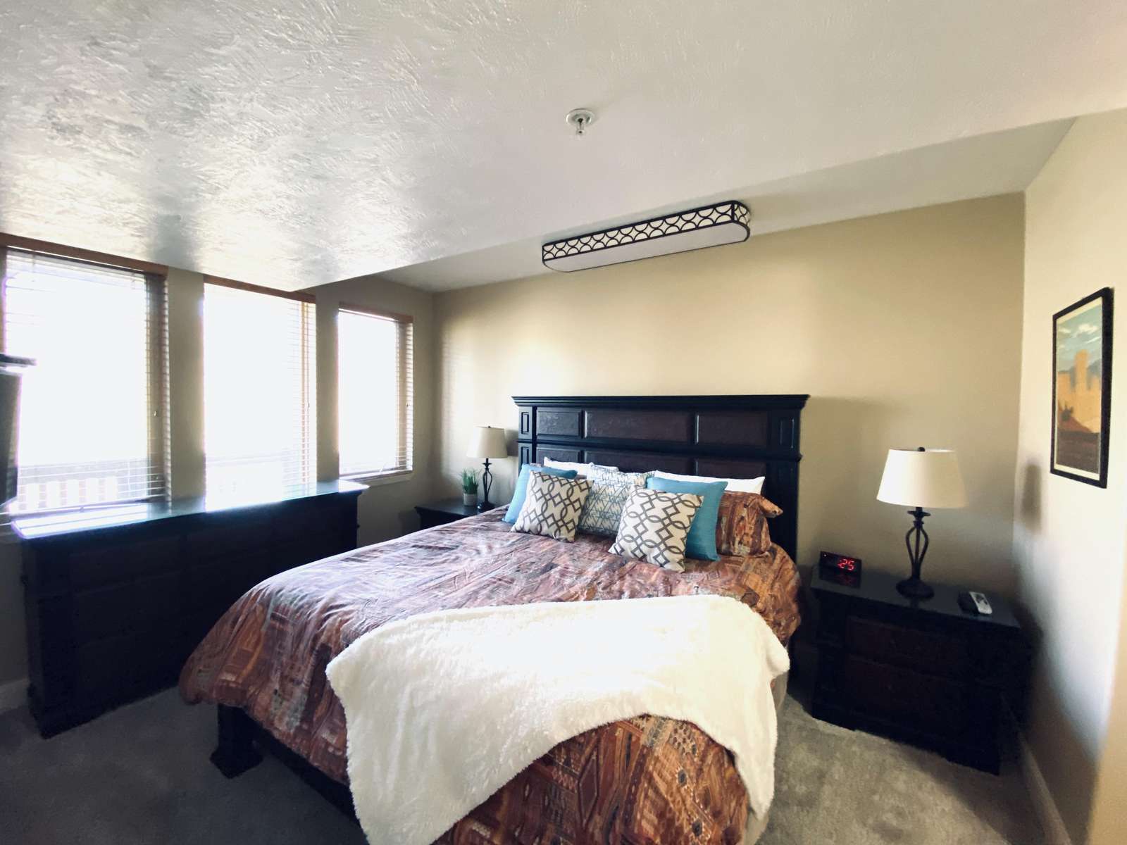 King bedroom with views