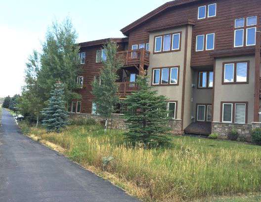 Backyard with walking/biking trail and open space
