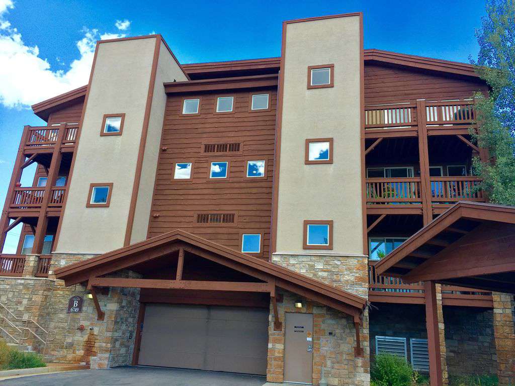 Exterior, condo on second floor