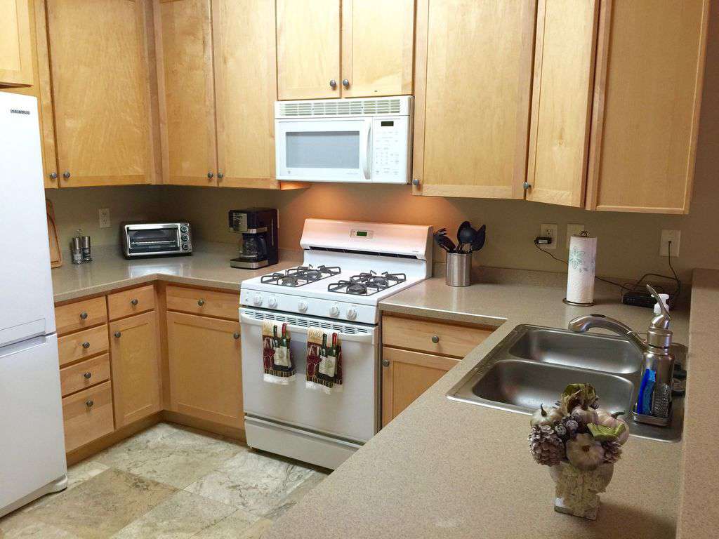 Large Kitchen with half bath.
